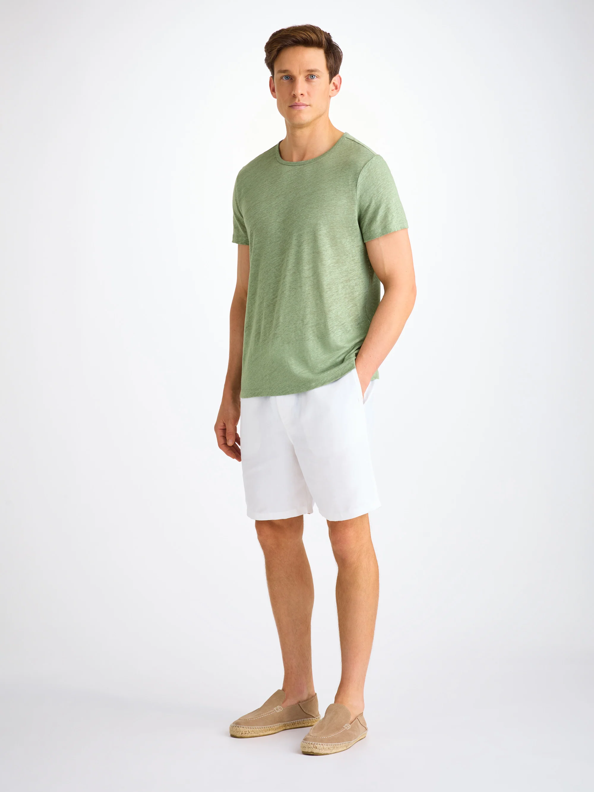 Men's T-Shirt Jordan Linen Sage Green - Image 3