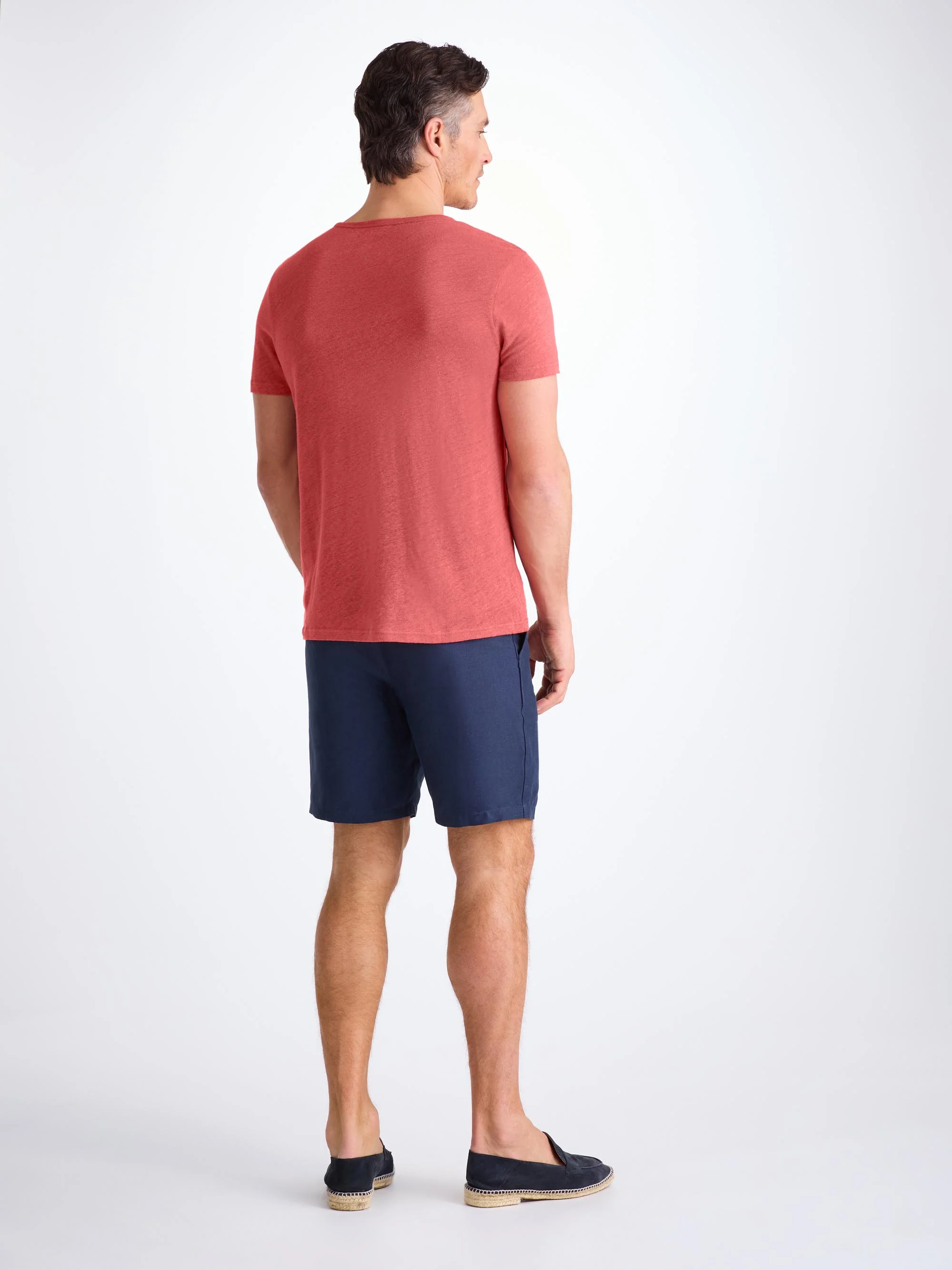 Men's T-Shirt Jordan Linen Soft Red - Image 4