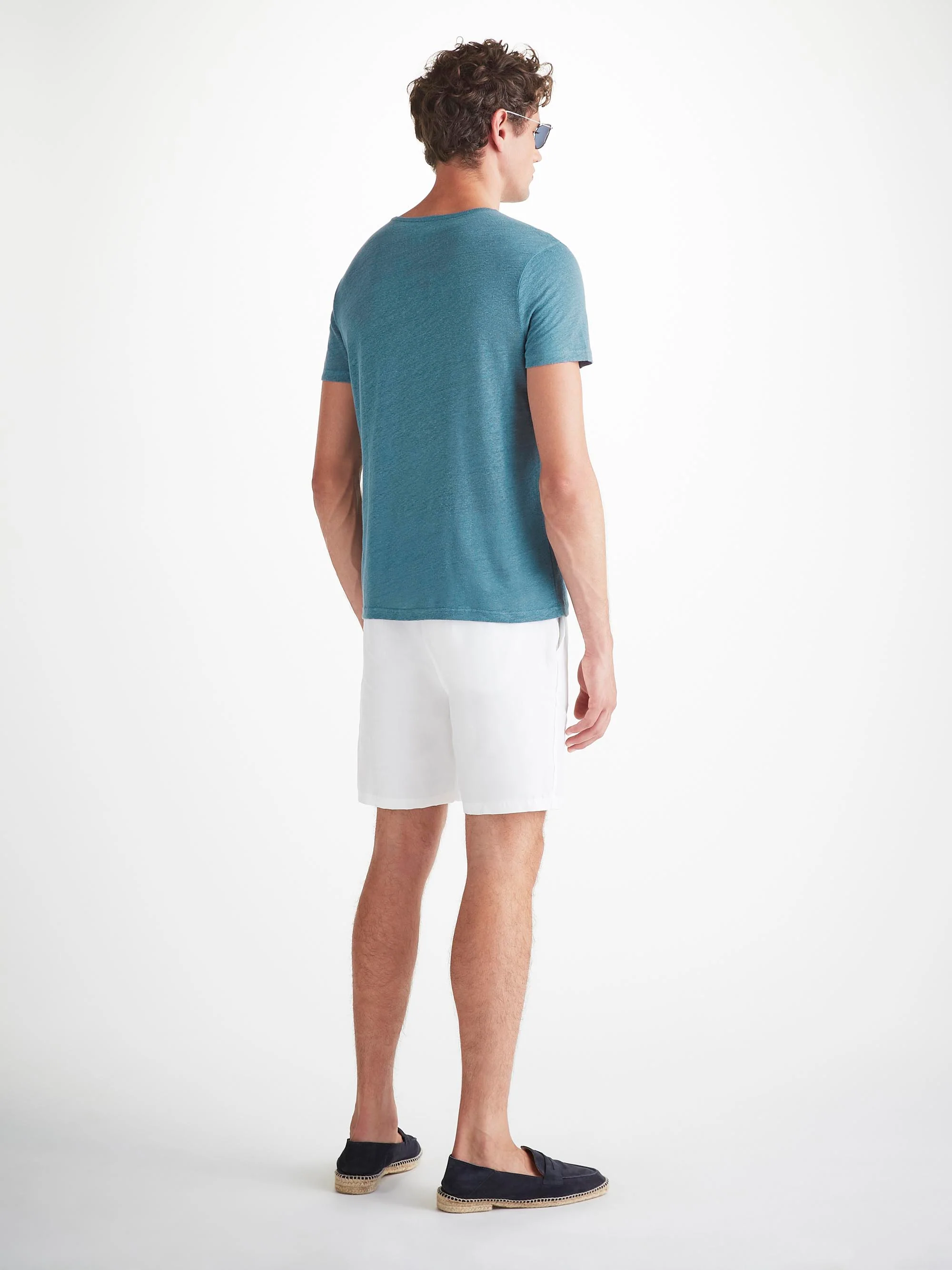 Men's T-Shirt Jordan Linen Steel Blue - Image 4