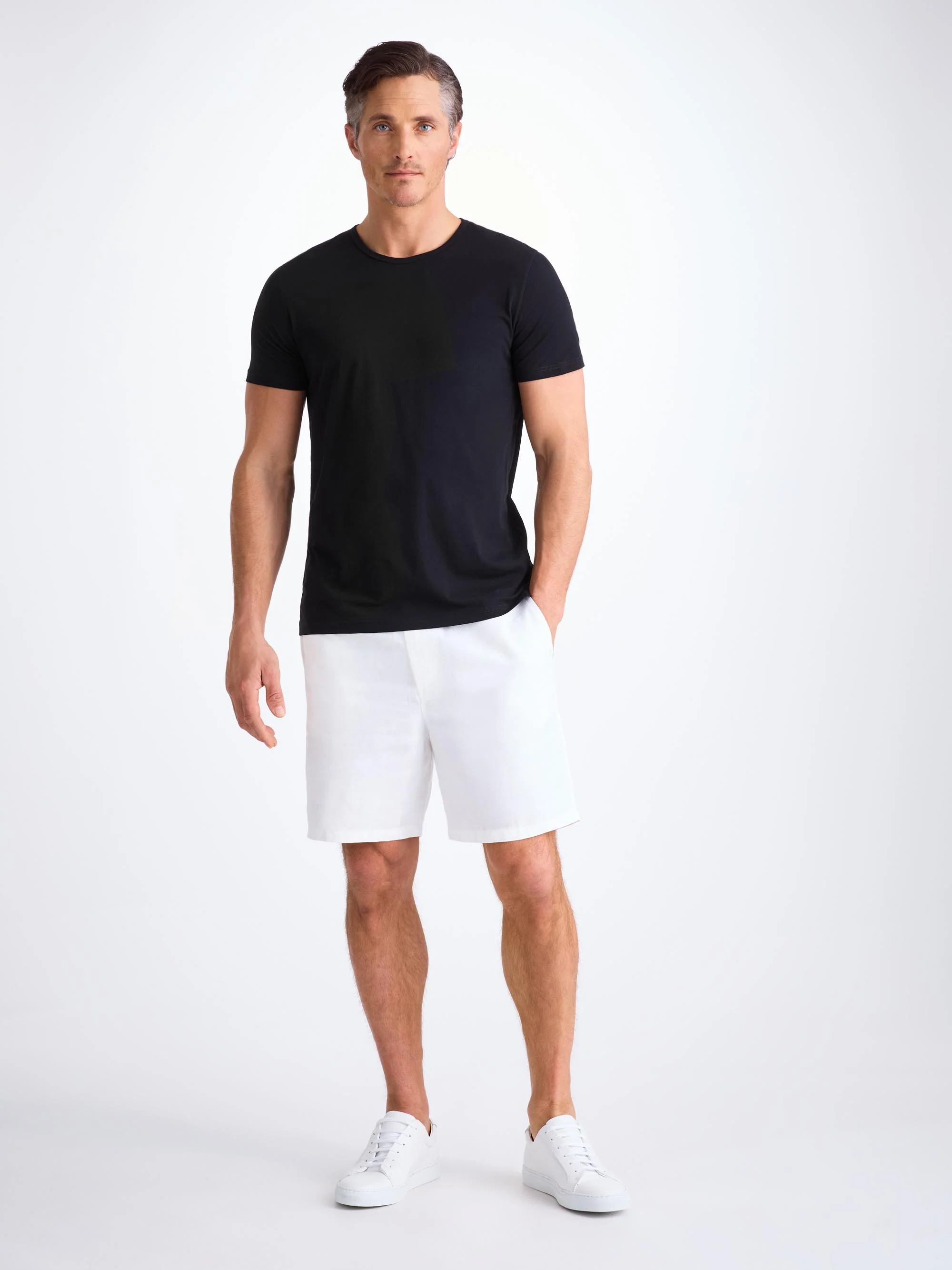 Men's T-Shirt Riley Pima Cotton Black - Image 3