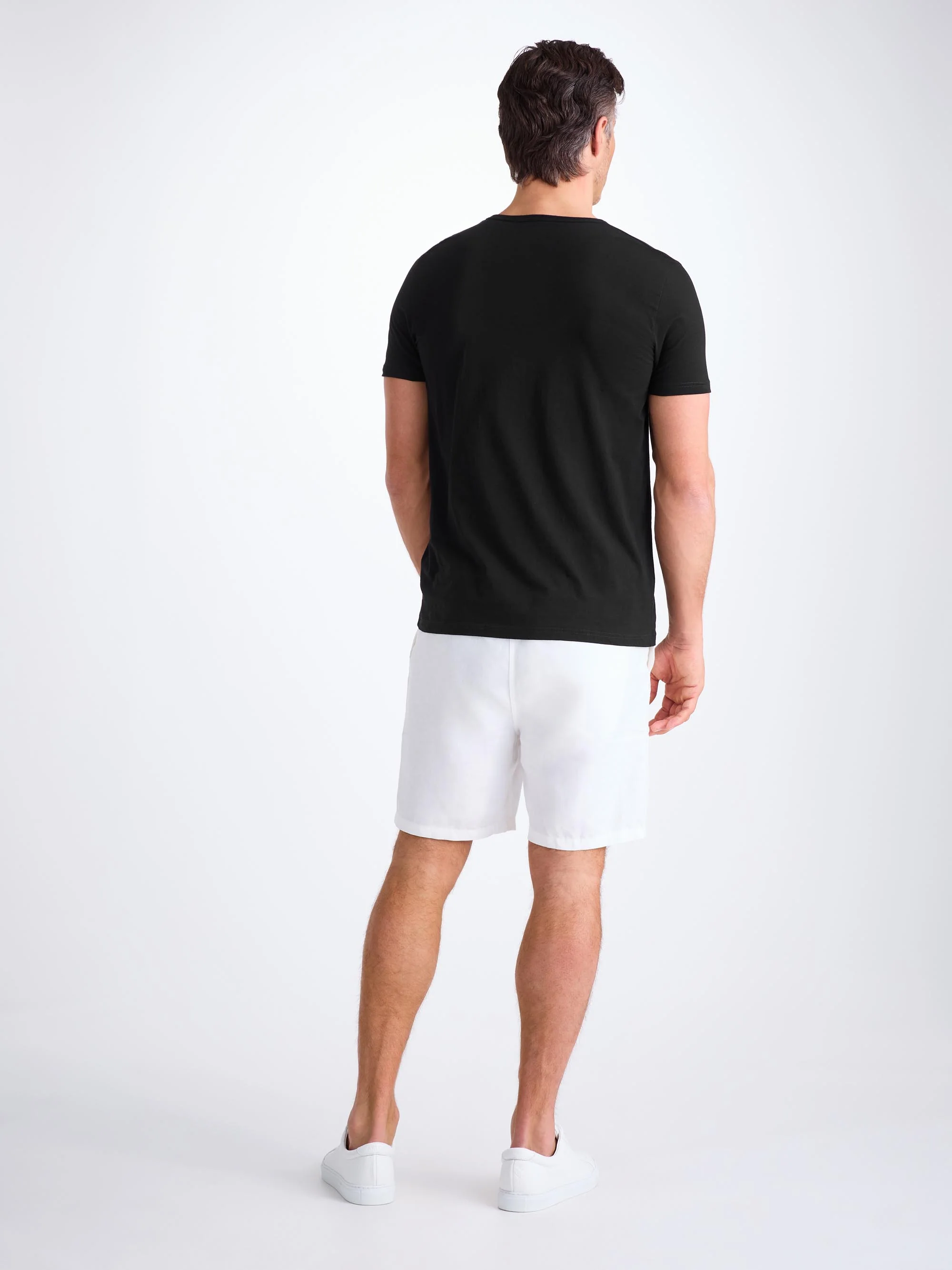Men's T-Shirt Riley Pima Cotton Black - Image 4