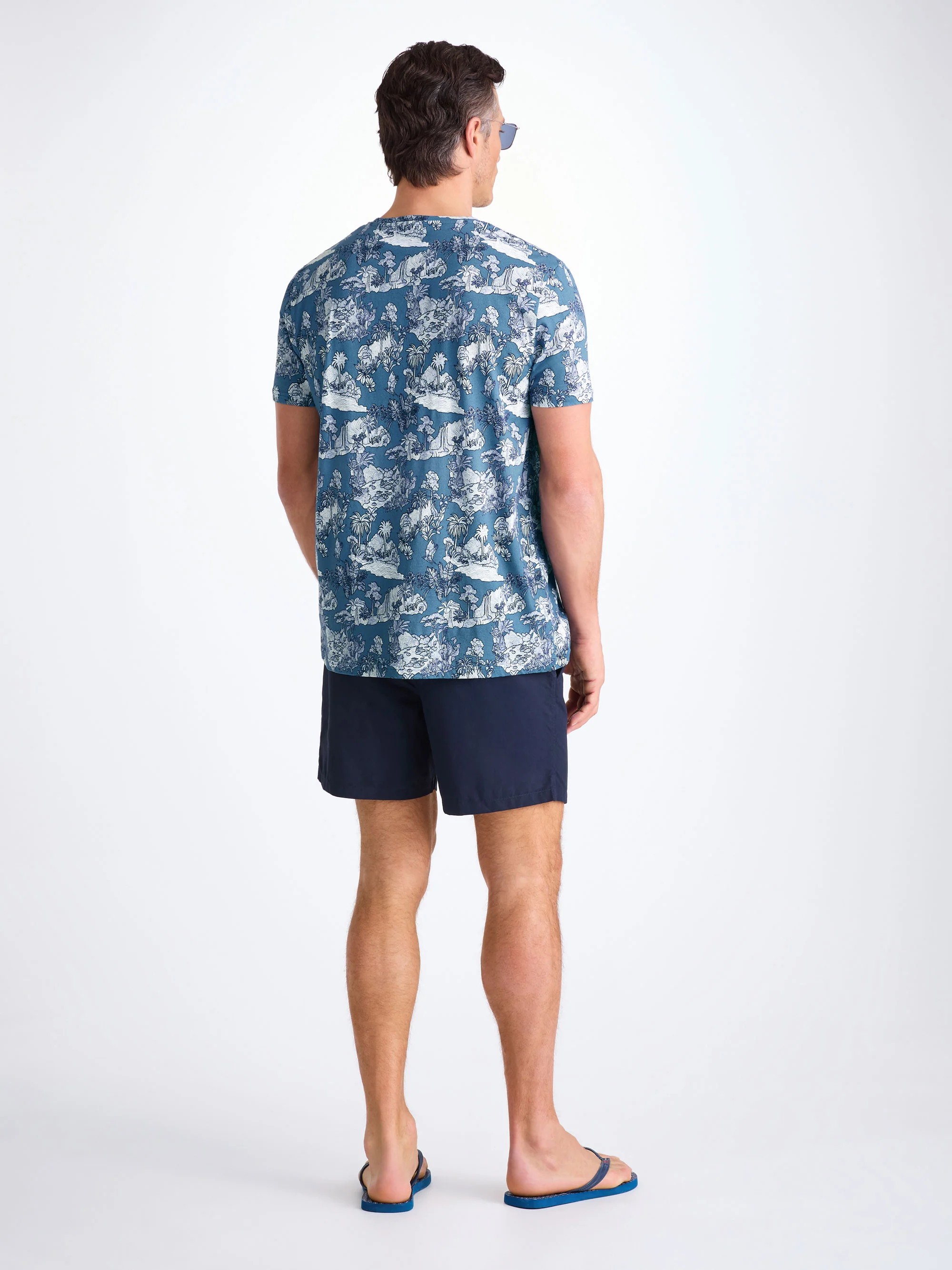 Men's T-Shirt Robin 17 Pima Cotton Blue - Image 4
