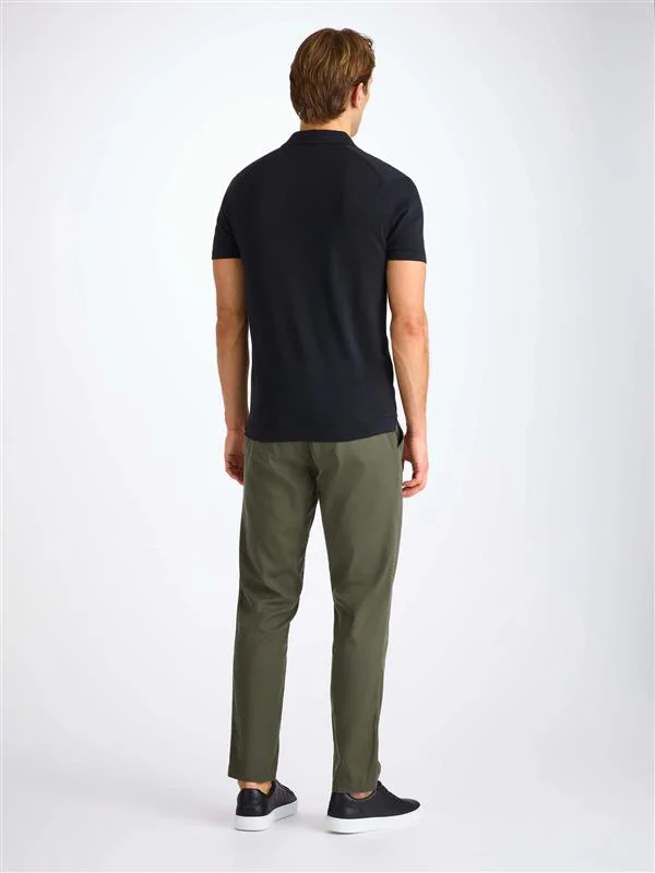 Men's Trousers Harris Lyocell Cotton Khaki - Image 4