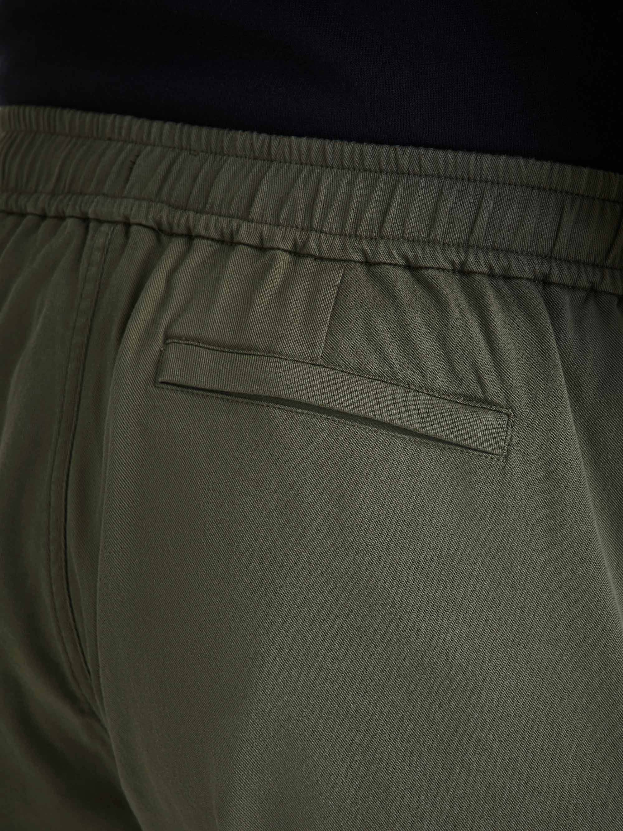 Men's Trousers Harris Lyocell Cotton Khaki - Image 6