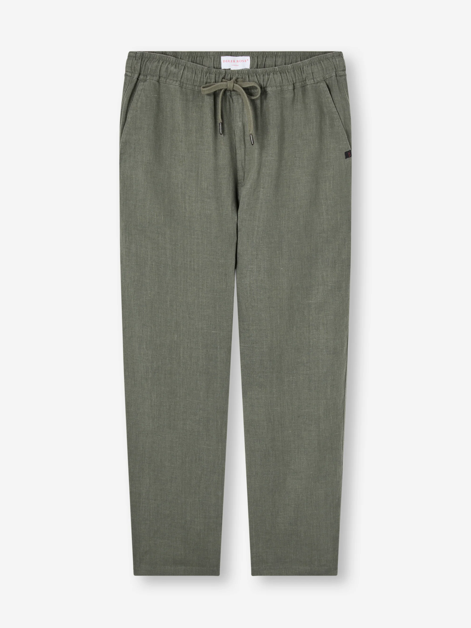 Men's Trousers Vienna Linen Khaki - Image 6