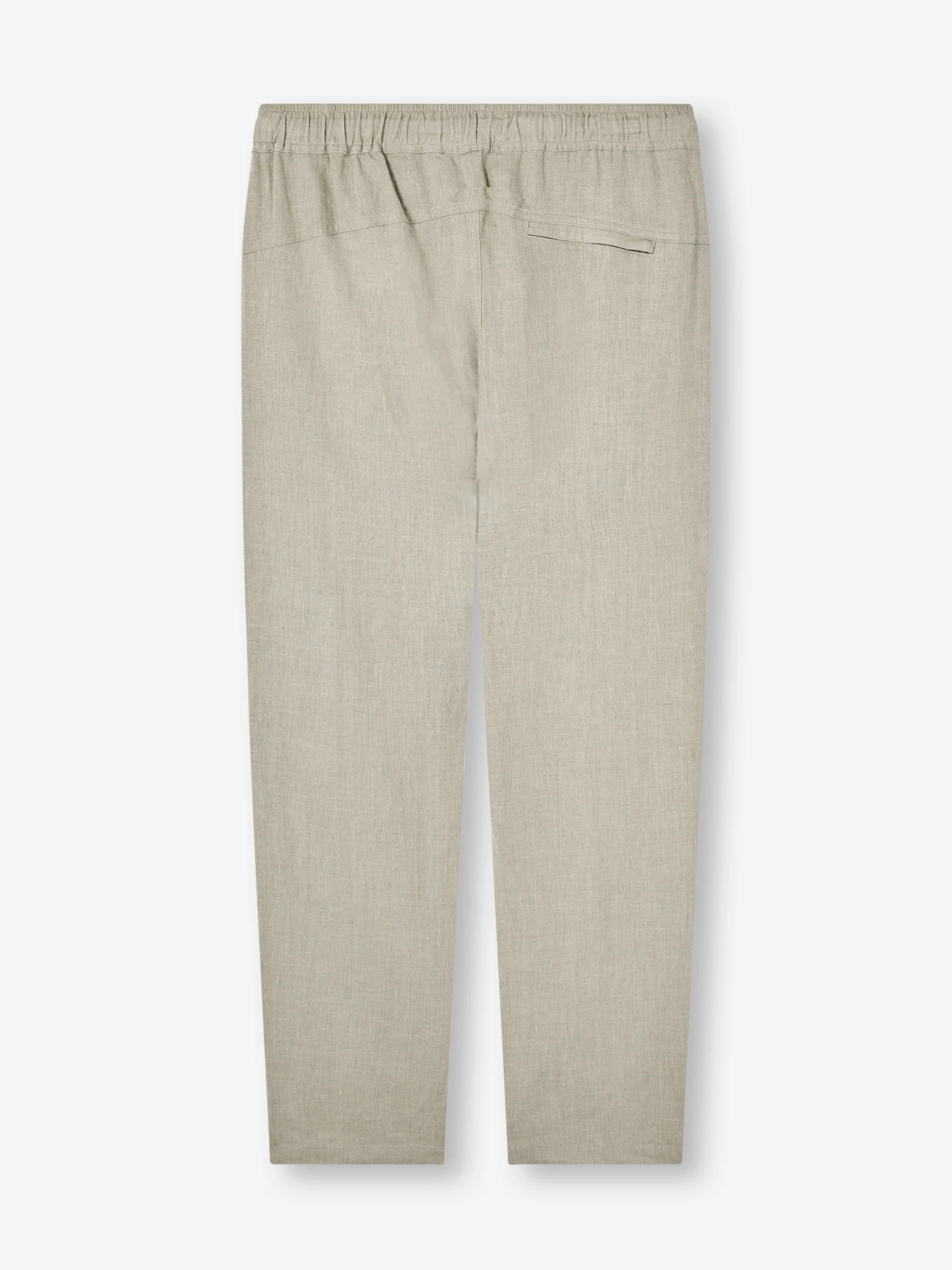 Men's Trousers Vienna Linen Sand Stone - Image 6