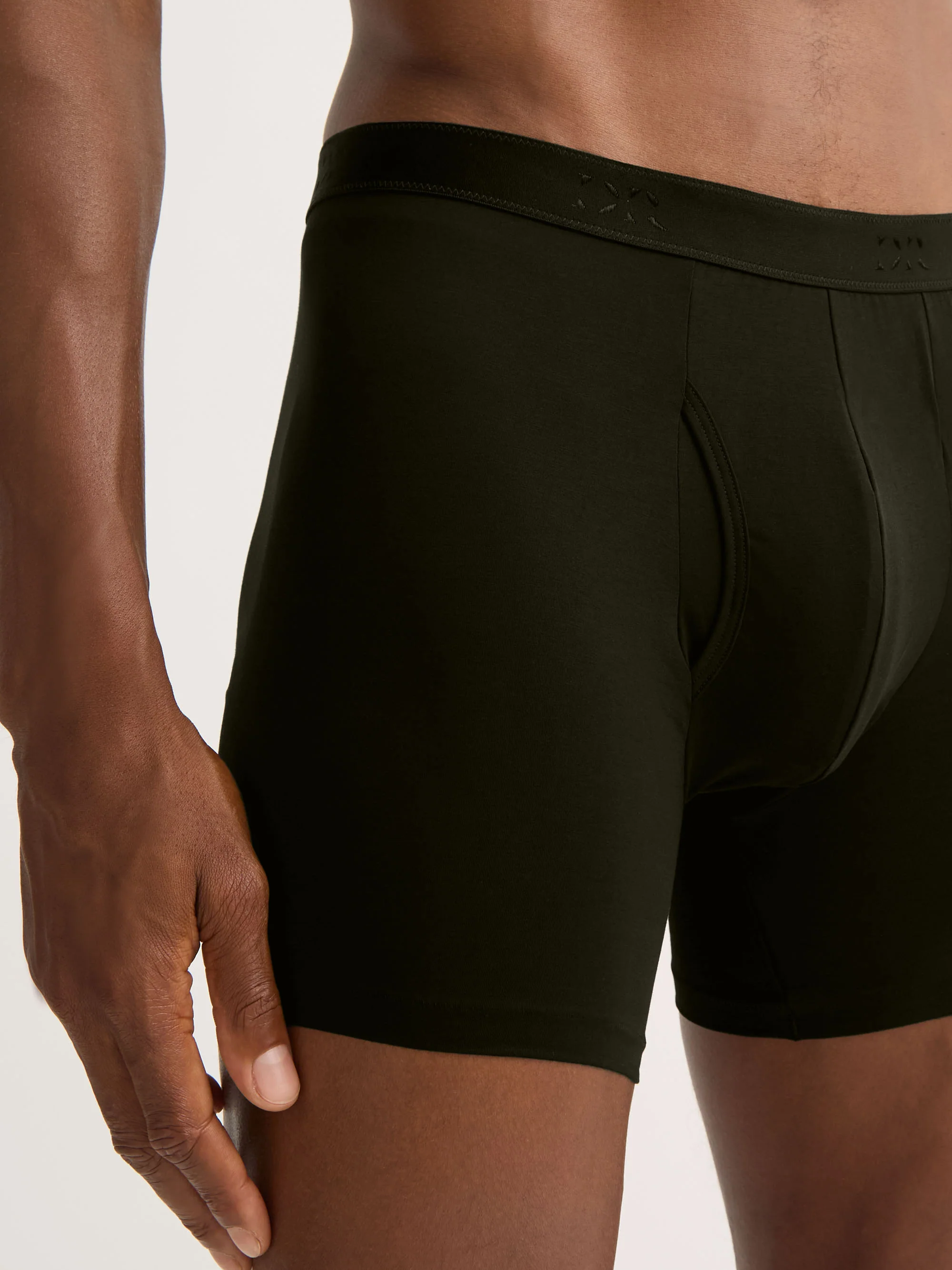 Men's Trunks Jack Pima Cotton Stretch Black - Image 5