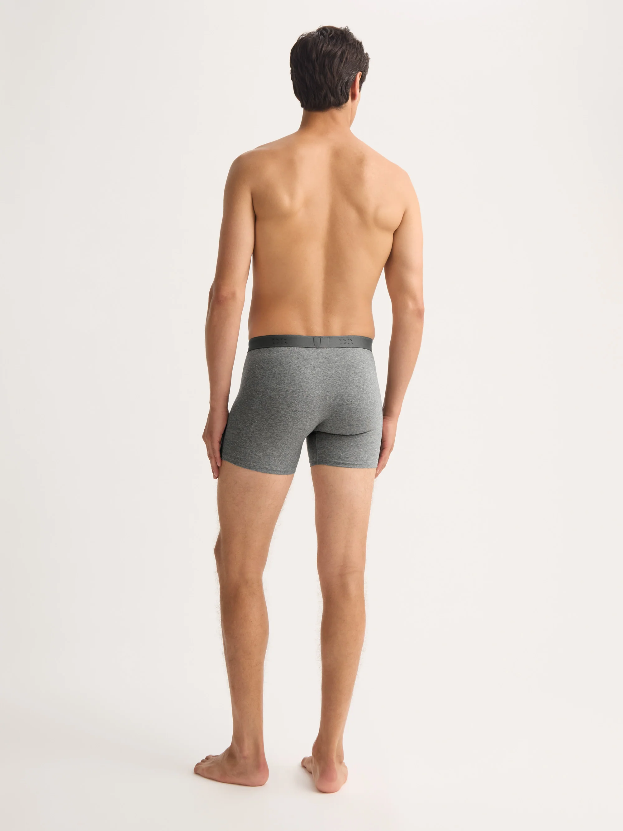 Men's Trunks Jack Pima Cotton Stretch Charcoal - Image 4