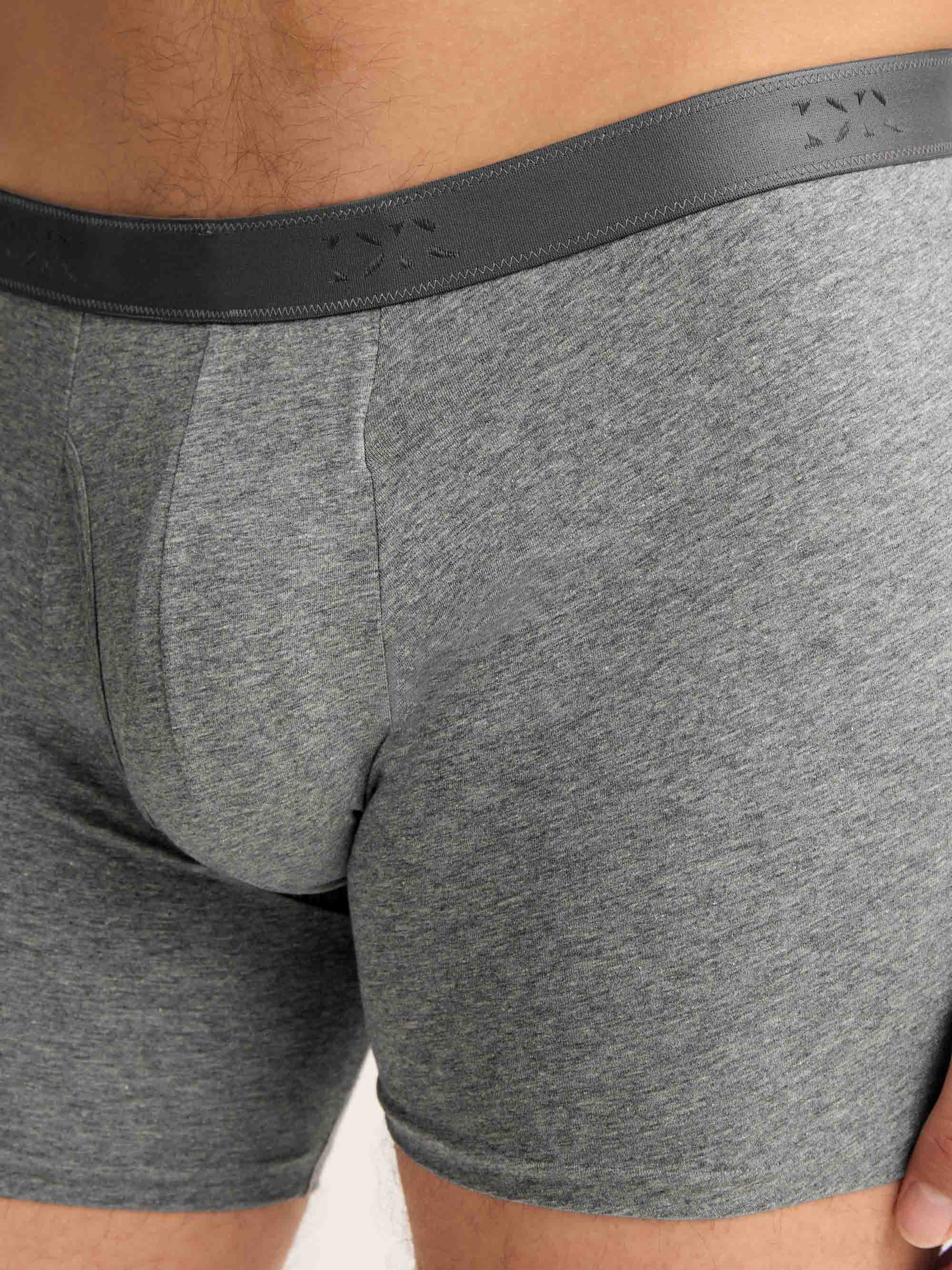 Men's Trunks Jack Pima Cotton Stretch Charcoal - Image 5