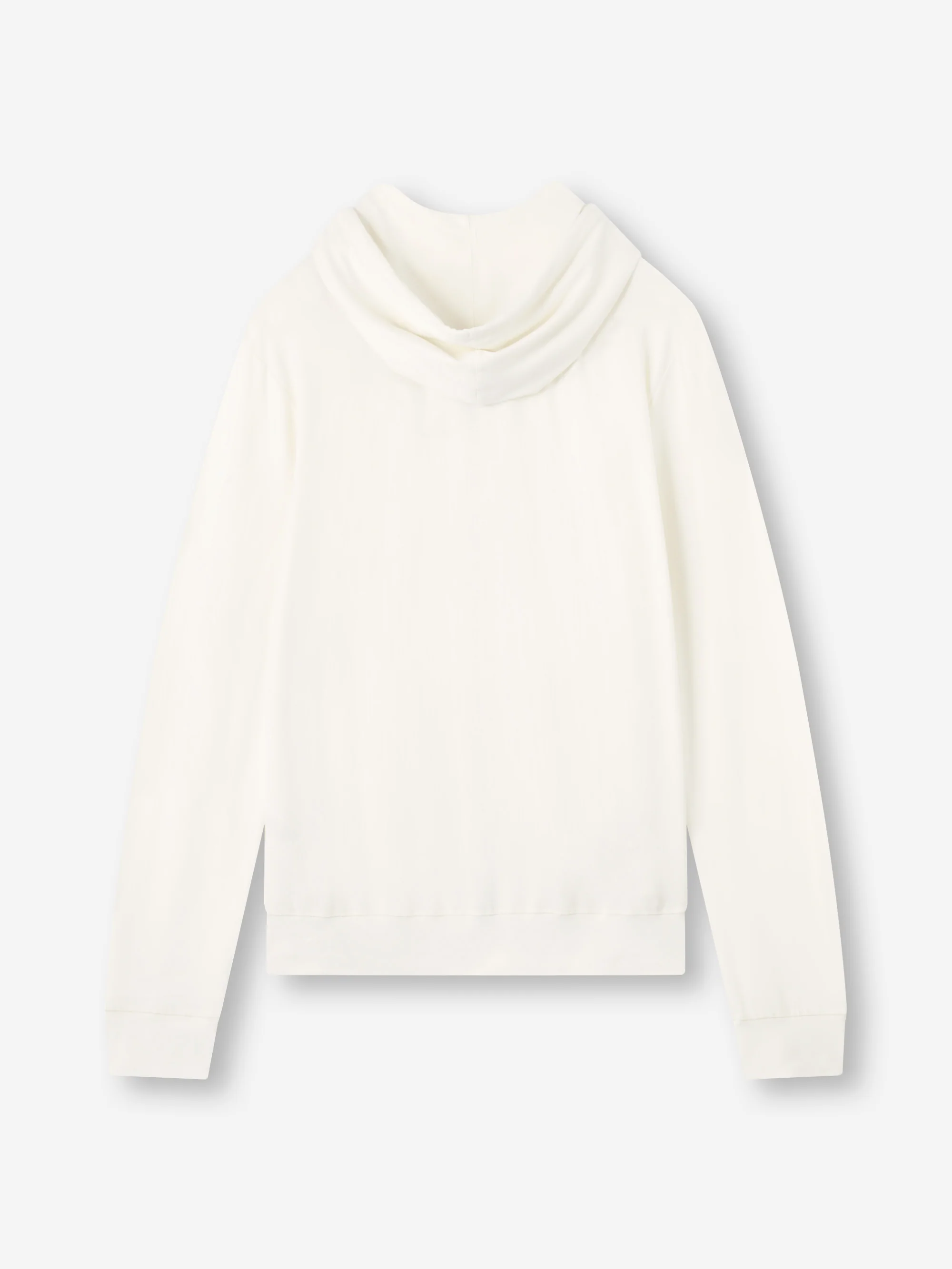 Men's Zip Up Hoodie Basel Micro Modal Stretch Vanilla - Image 5