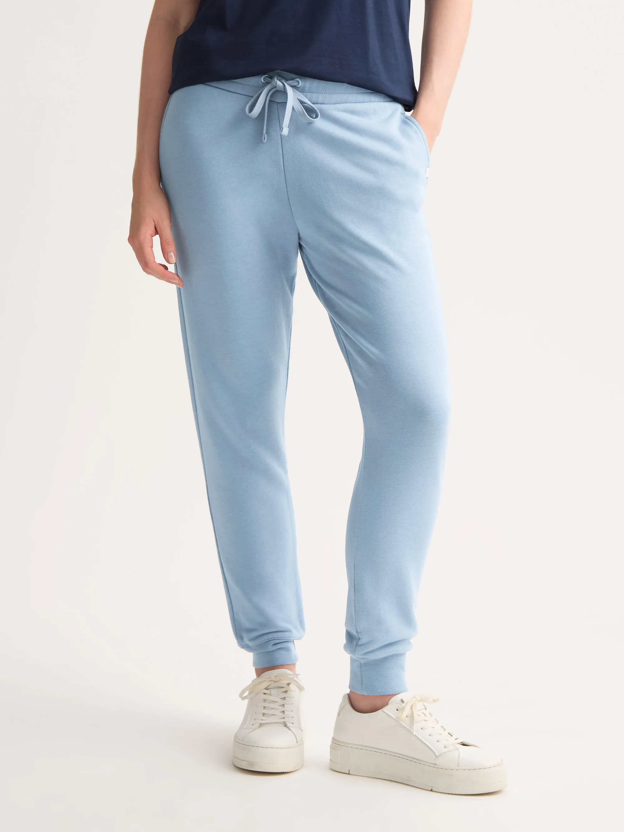 Women's Sweatpants Quinn Cotton Modal Soft Denim Blue - Image 3