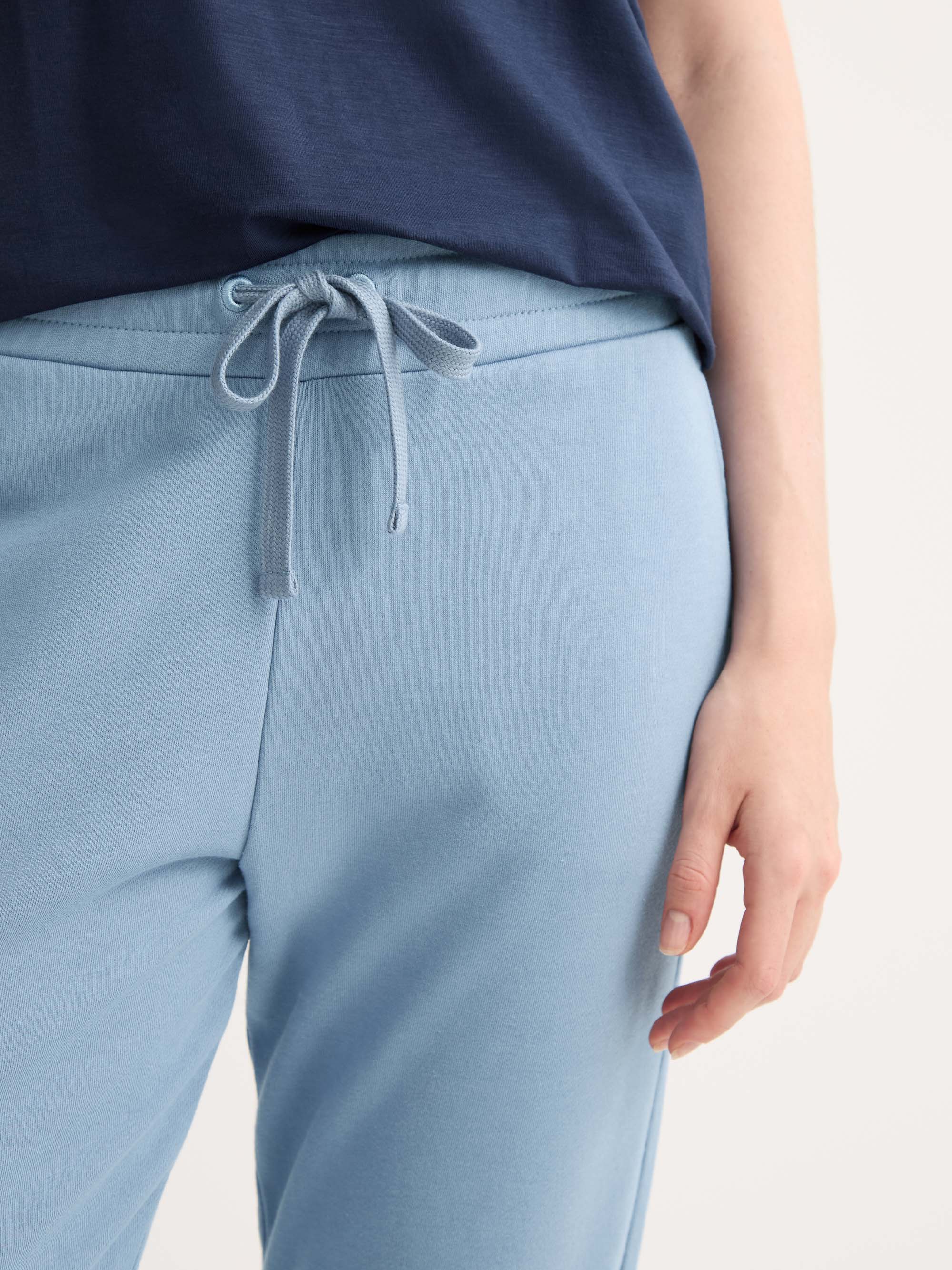 Women's Sweatpants Quinn Cotton Modal Soft Denim Blue - Image 4