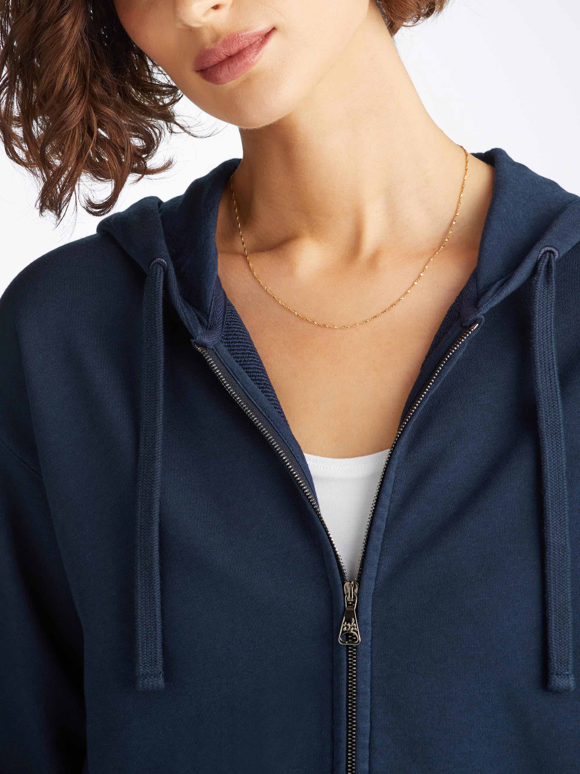Women's Hoodie and Sweatpants Quinn Cotton Modal Navy - Image 4
