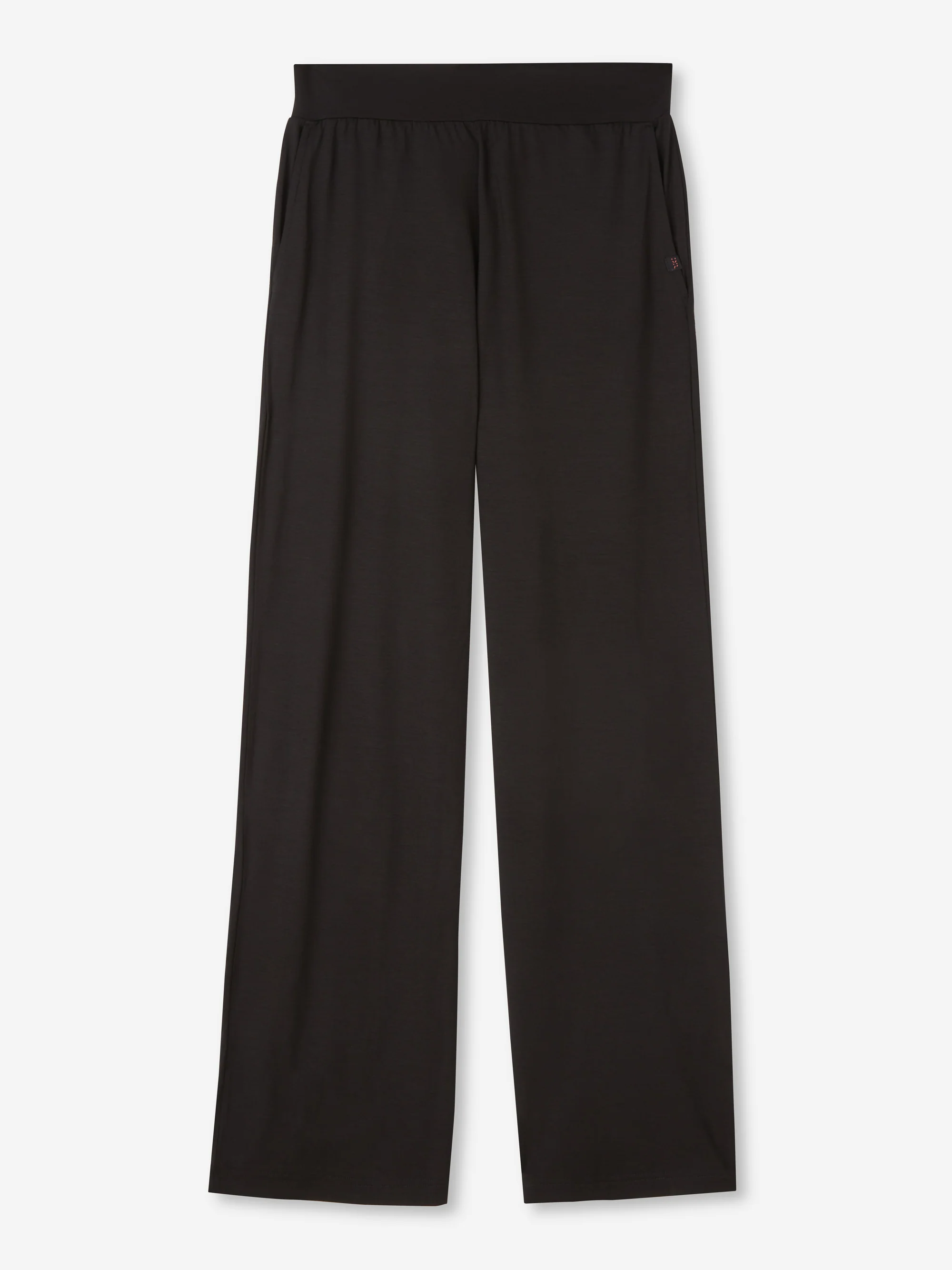 Women's Lounge Trousers Basel Micro Modal Stretch Black - Image 7