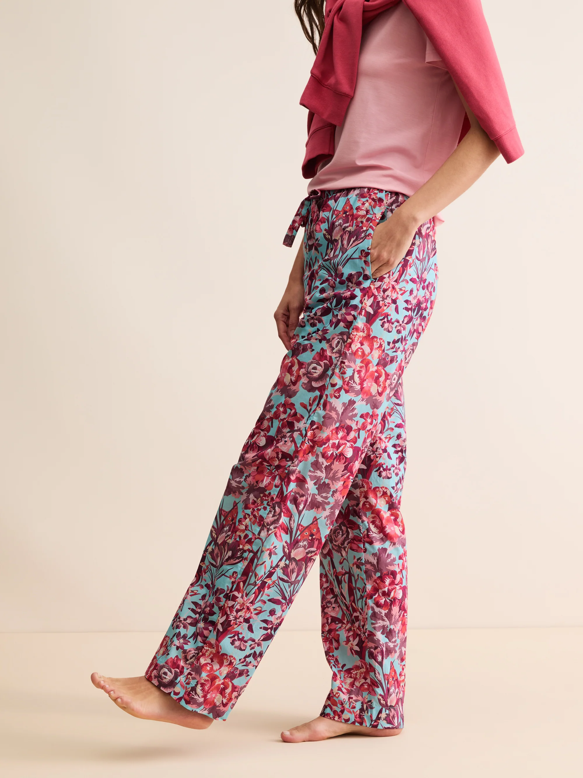 Women's Lounge Trousers London Garden Multi - Image 8