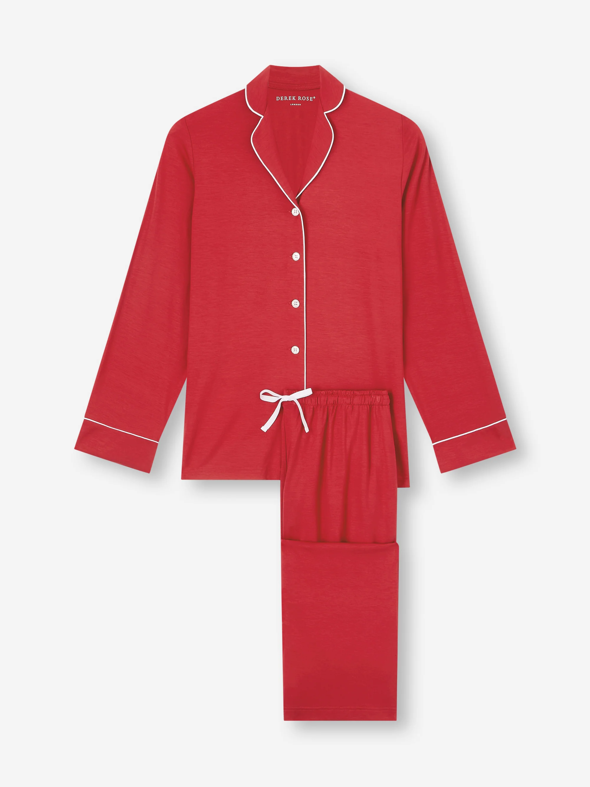 Women's Pyjamas Lara Micro Modal Stretch Cherry Red - Image 5