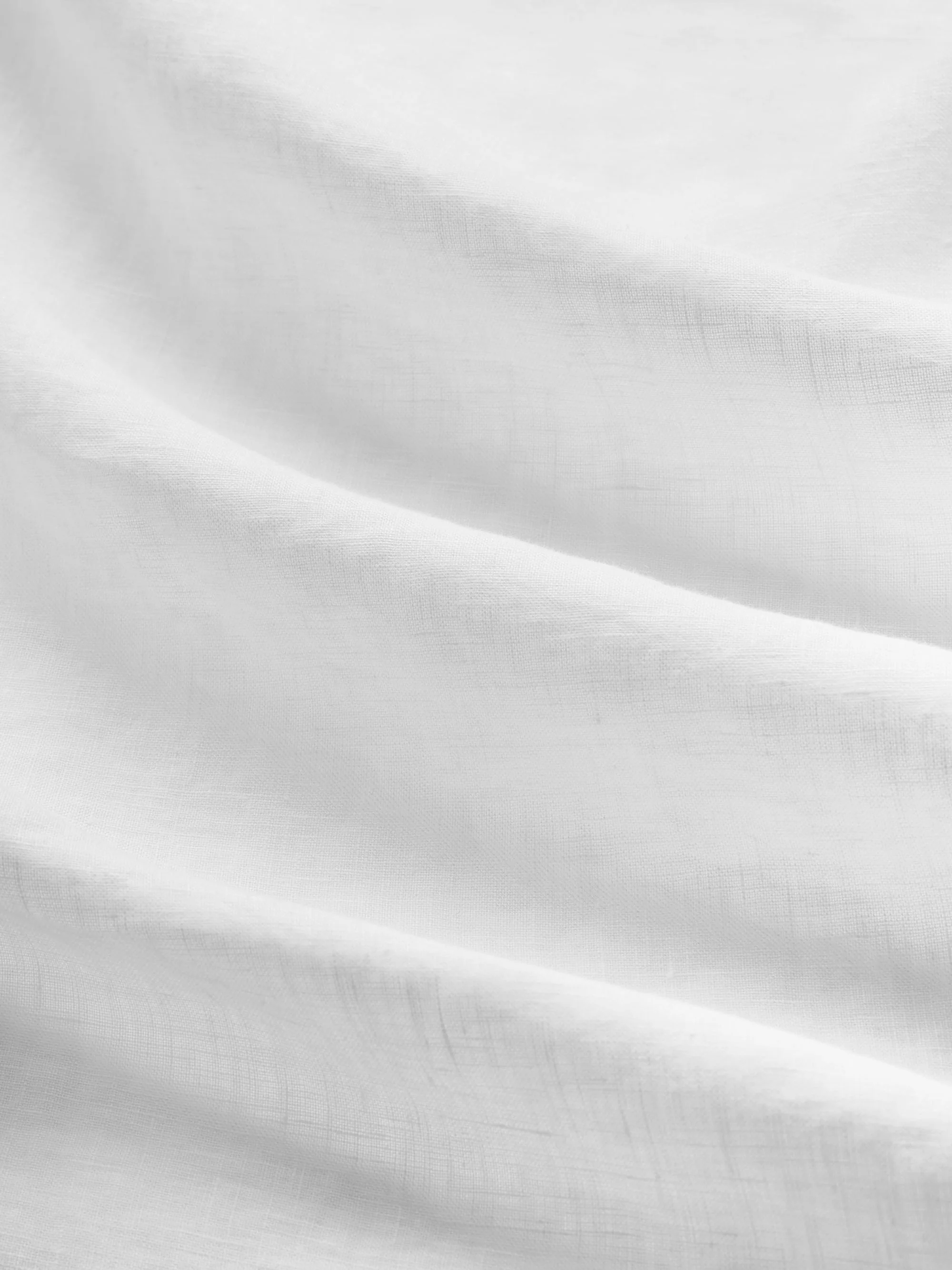 Women's Longline Shirt Sicily Linen White - Image 9