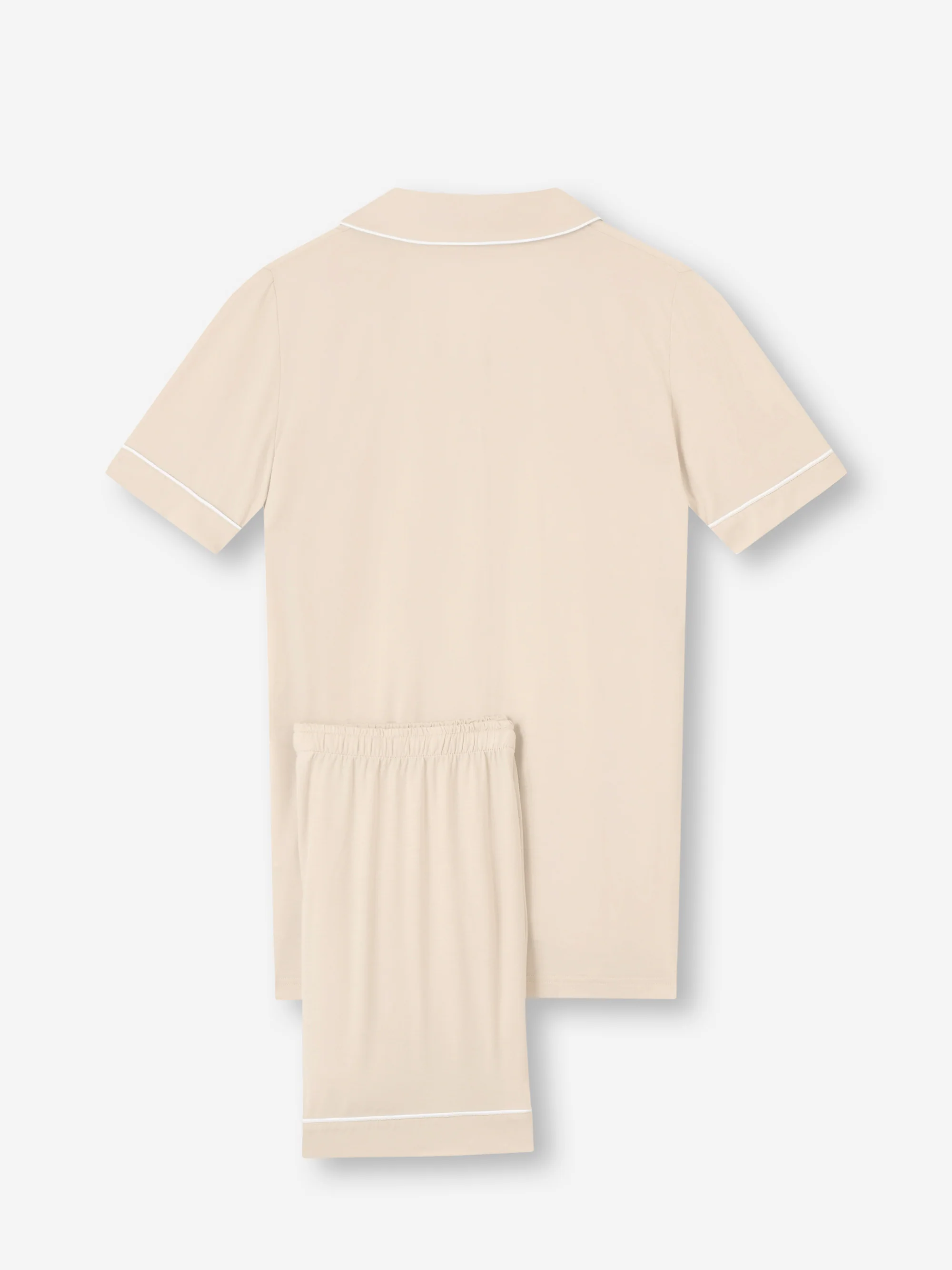 Women's Short Pyjamas Lara Micro Modal Stretch Champagne - Image 6