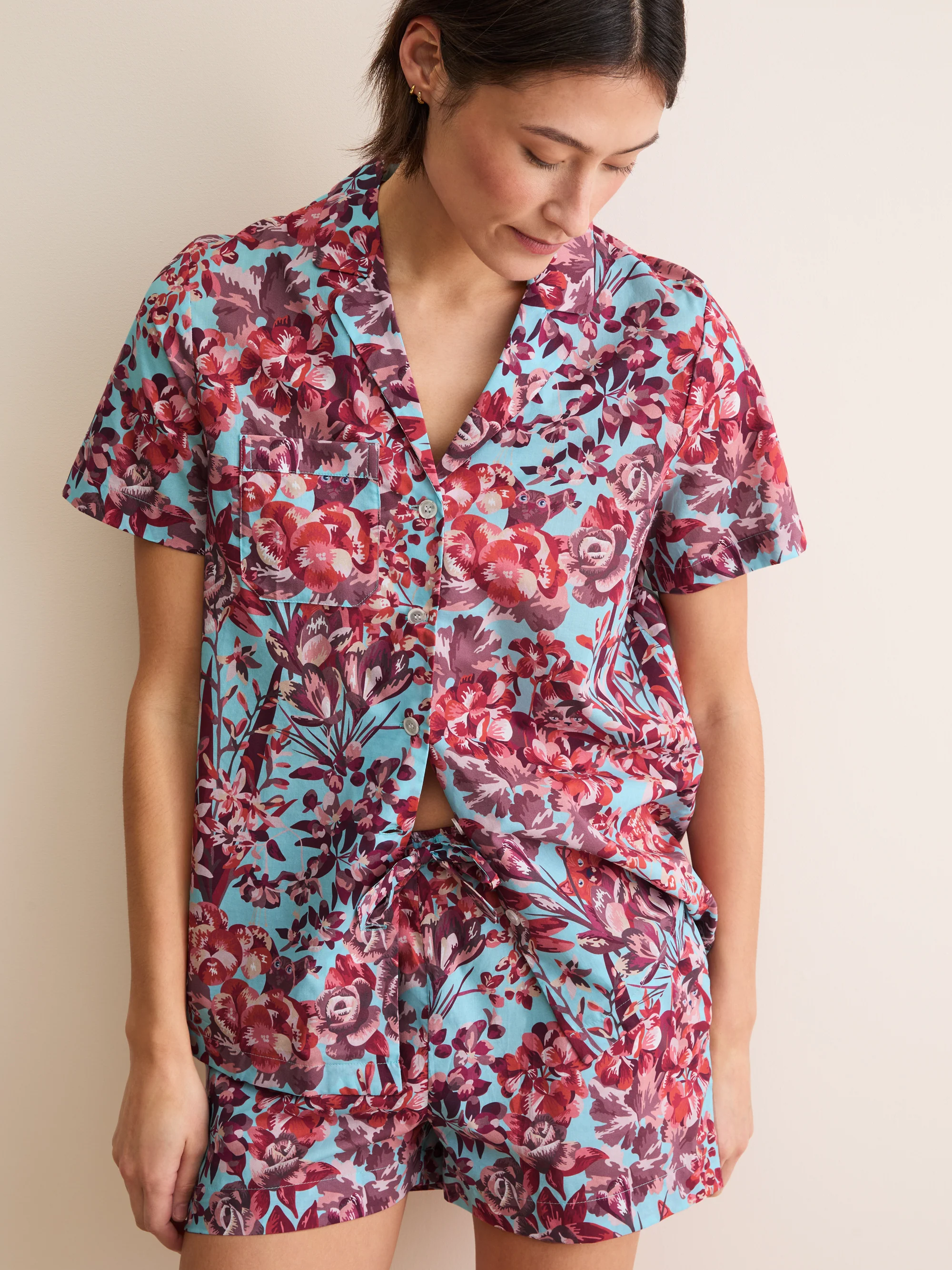 Women's Short Pyjamas London Garden Multi - Image 5