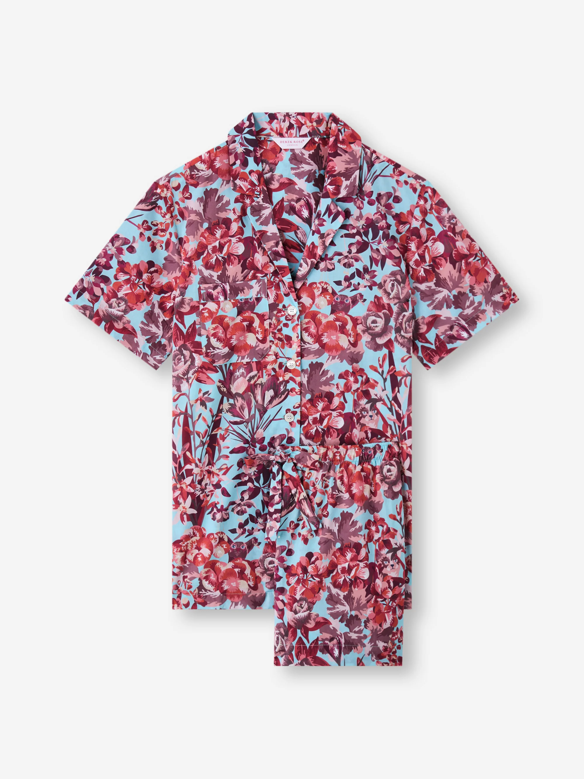 Women's Short Pyjamas London Garden Multi - Image 6