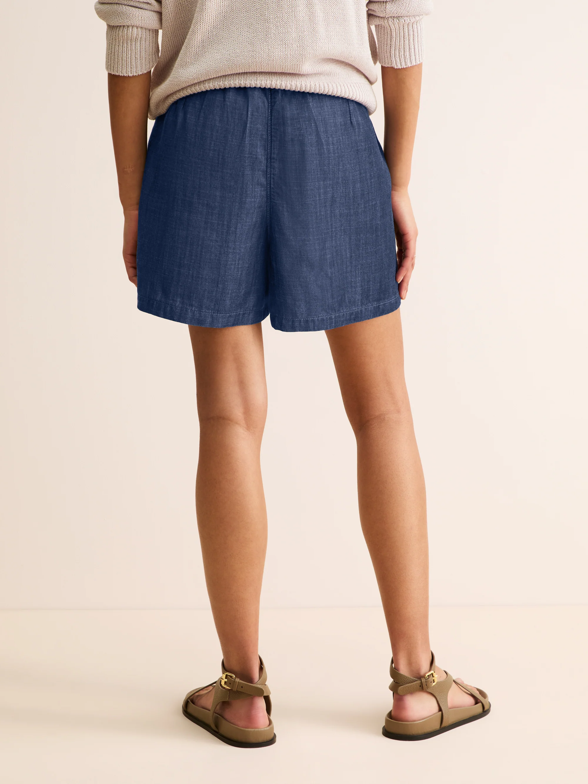 Women's Shorts Erin Chambray Denim Blue - Image 3