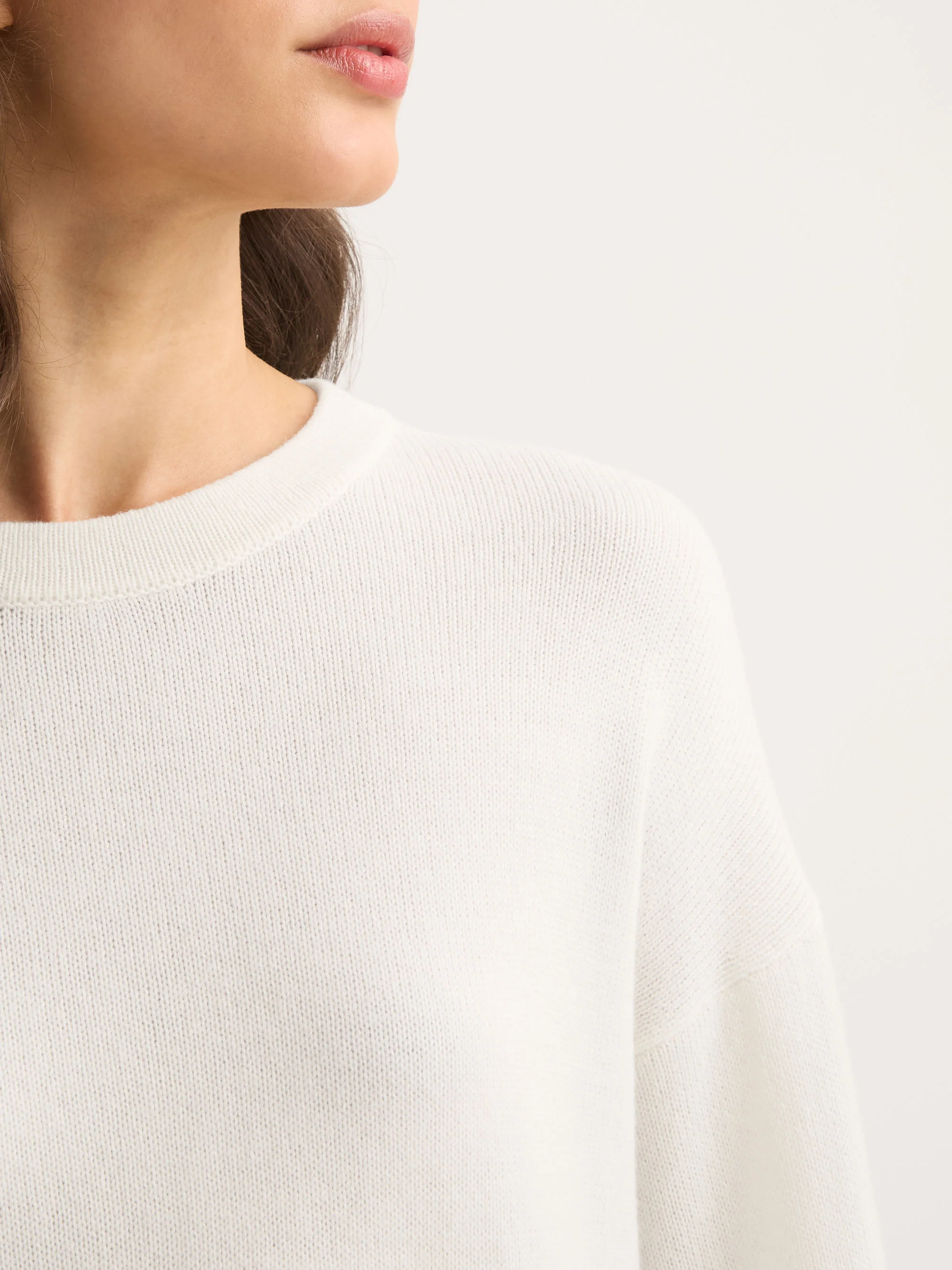 Women's Sweater Daphne Cashmere White - Image 4
