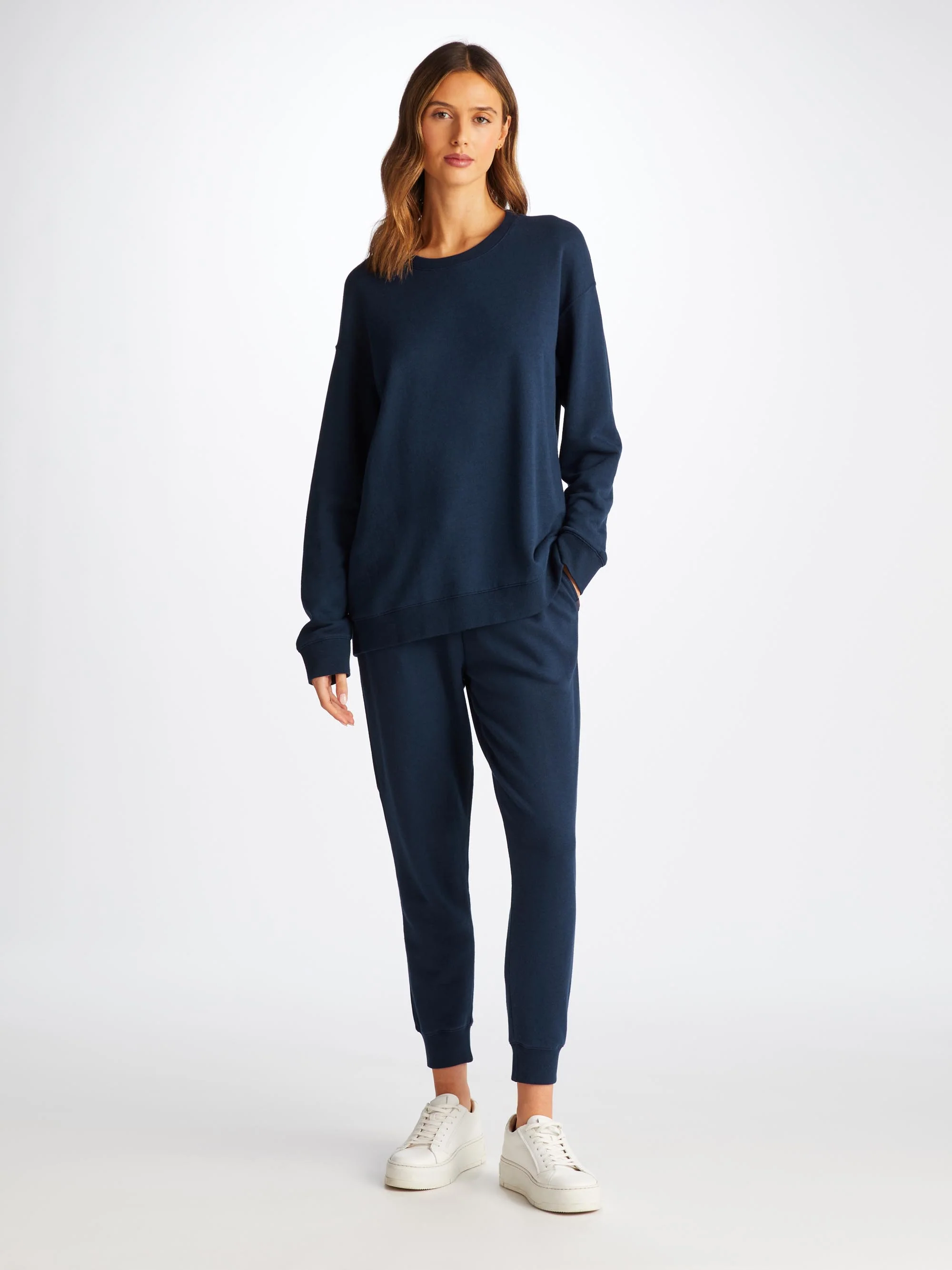Women's Sweatpants Quinn Cotton Modal Navy - Image 3