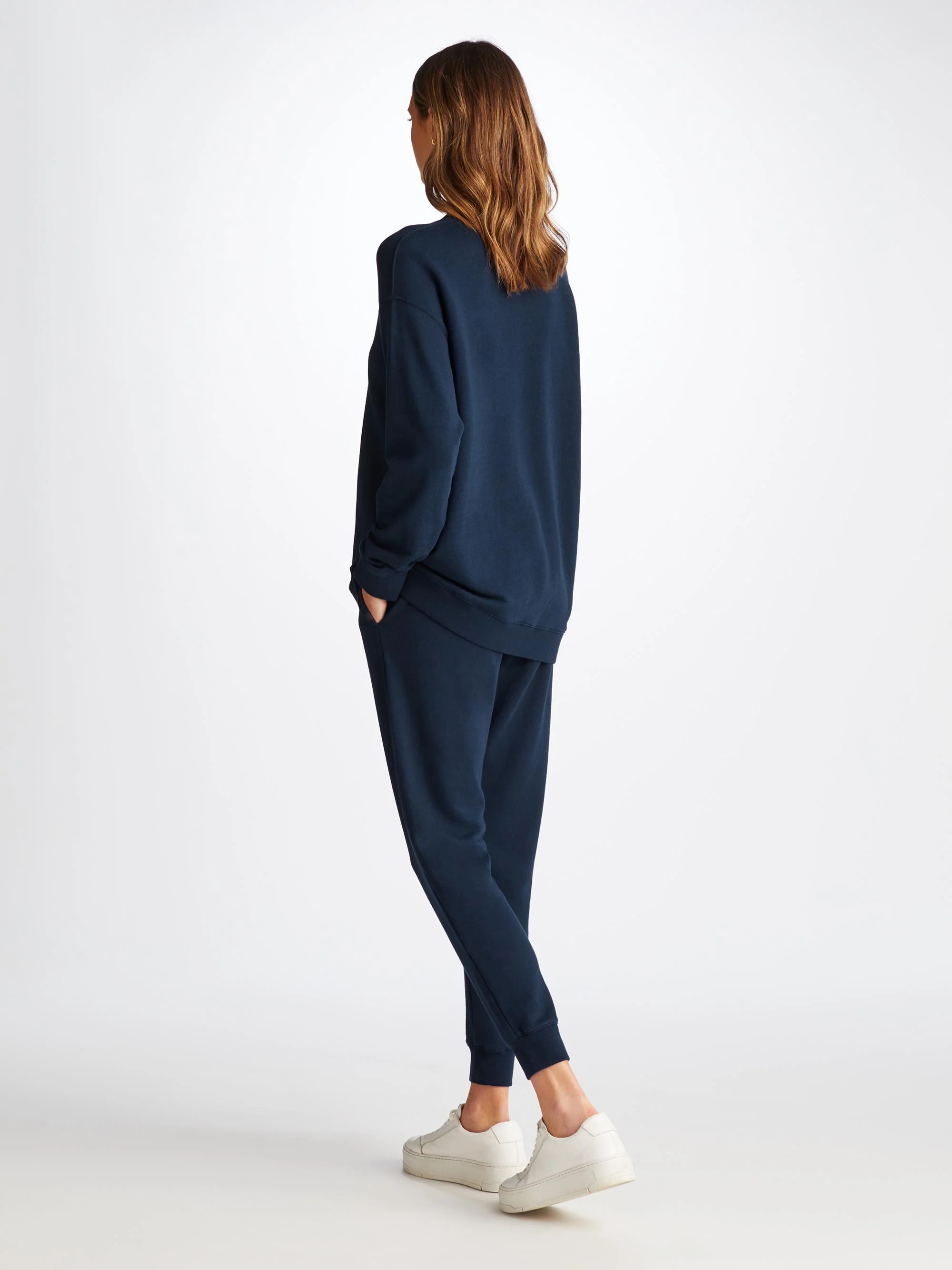 Women's Sweatpants Quinn Cotton Modal Navy - Image 4