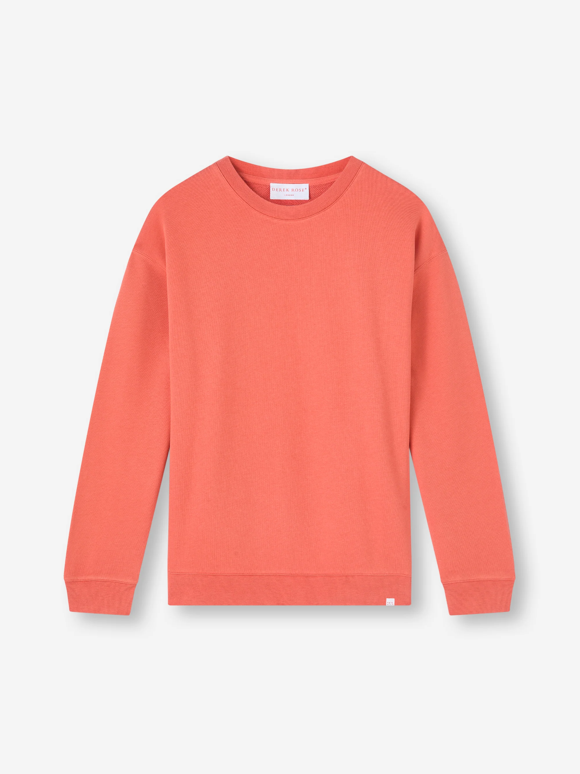 Women's Sweatshirt Quinn Cotton Modal Coral Orange - Image 5