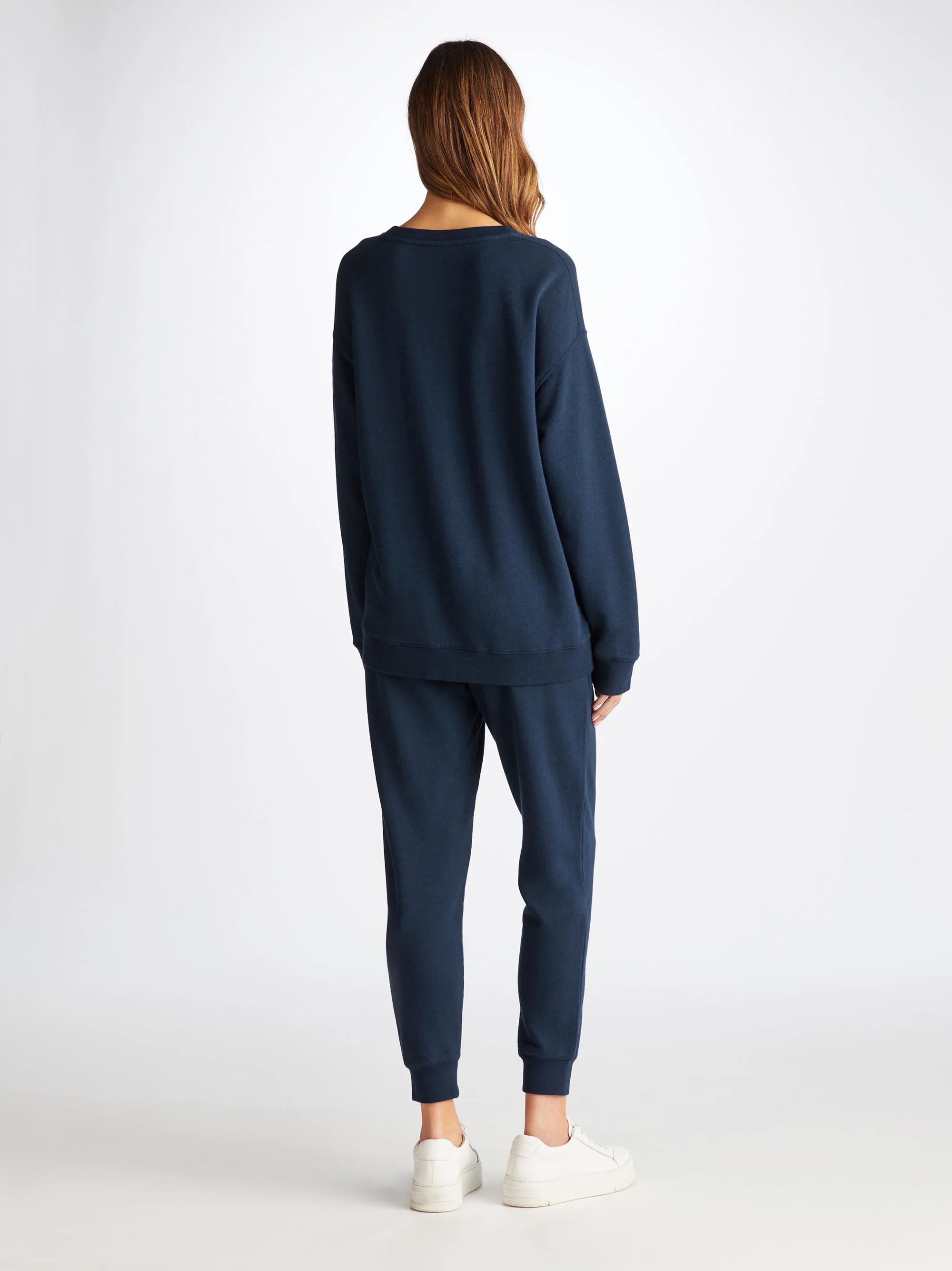 Women's Sweatshirt Quinn Cotton Modal Navy - Image 3