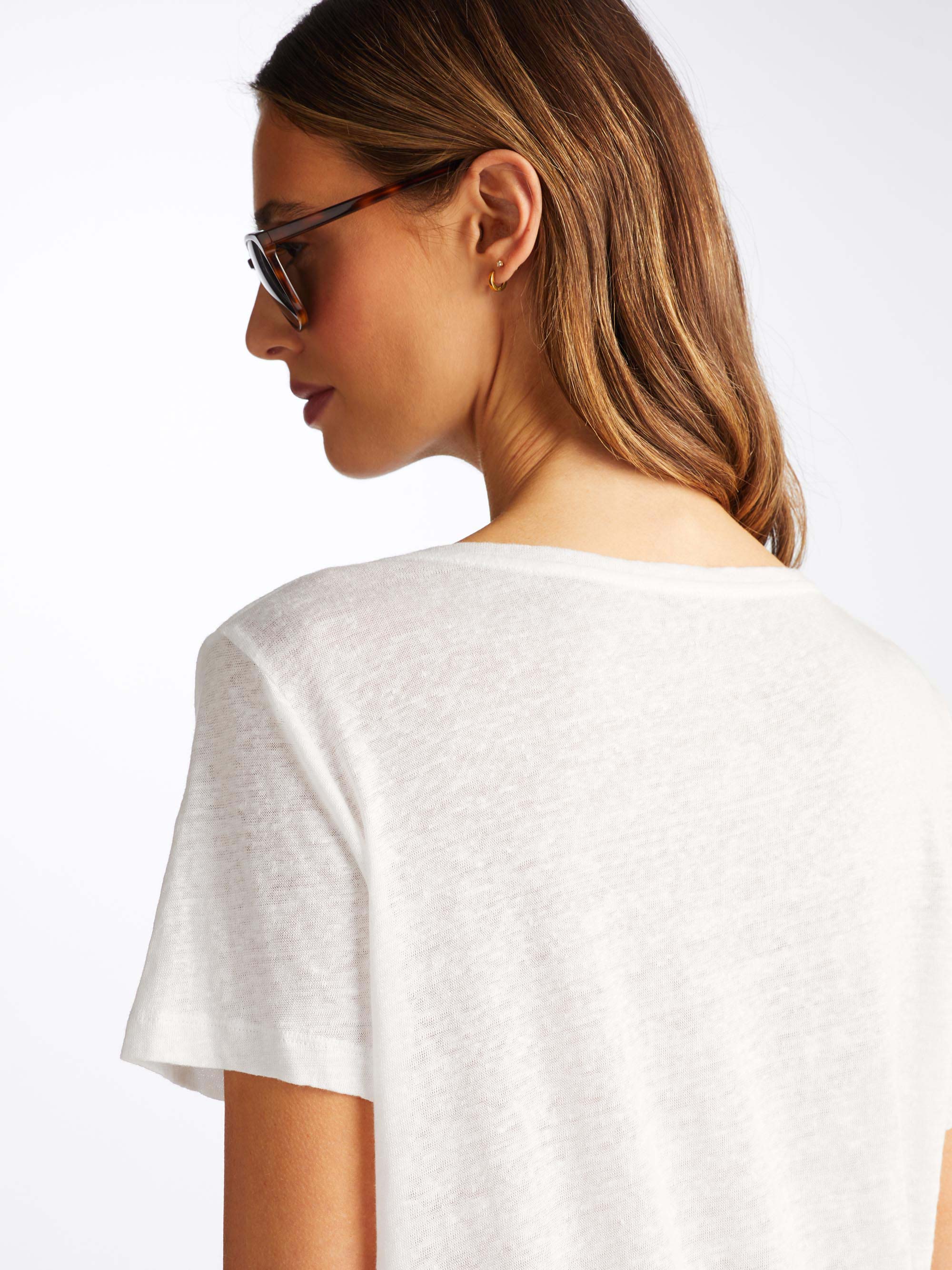 Women's T-Shirt Jordan Linen White - Image 5