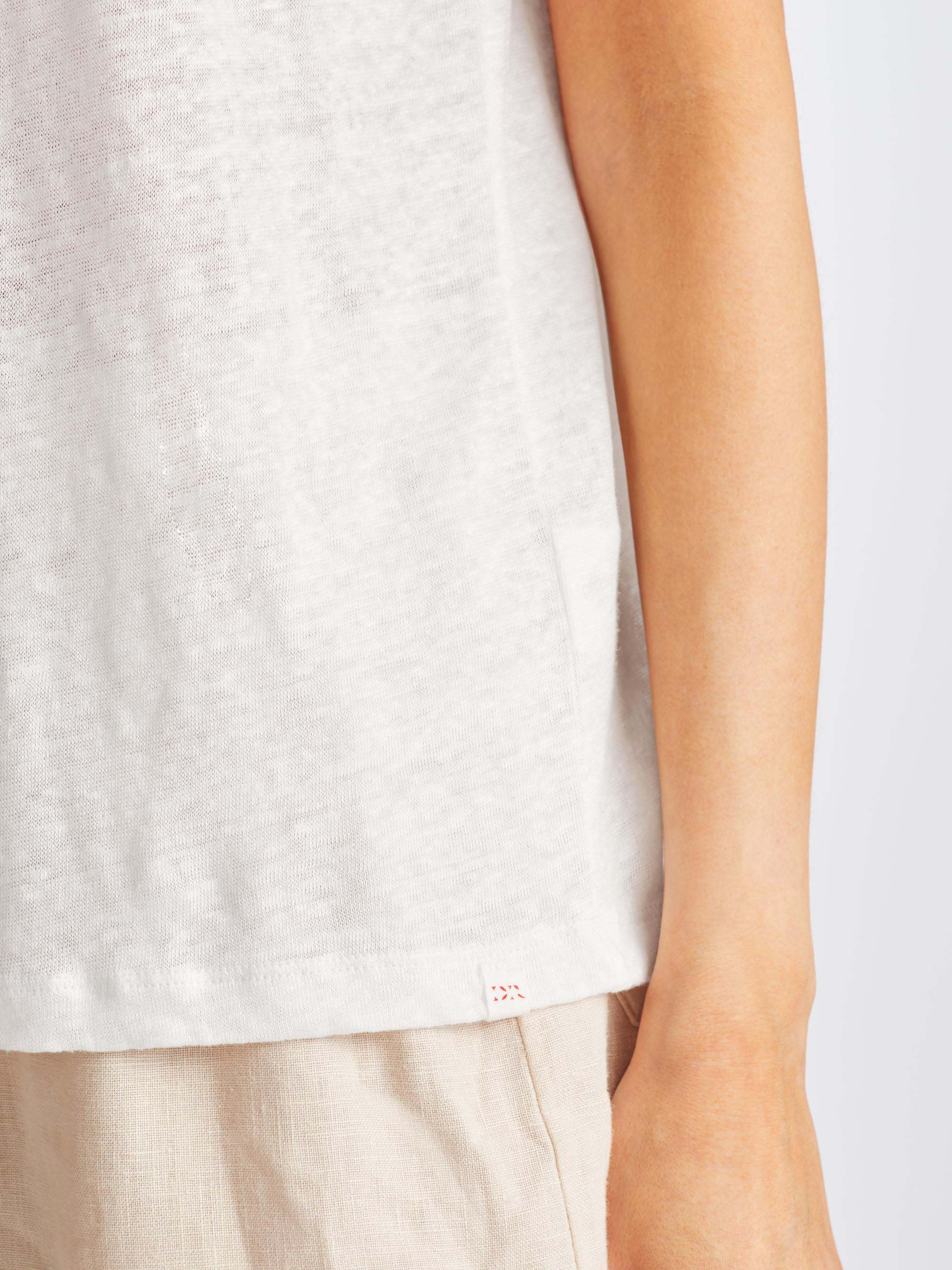 Women's T-Shirt Jordan Linen White - Image 6
