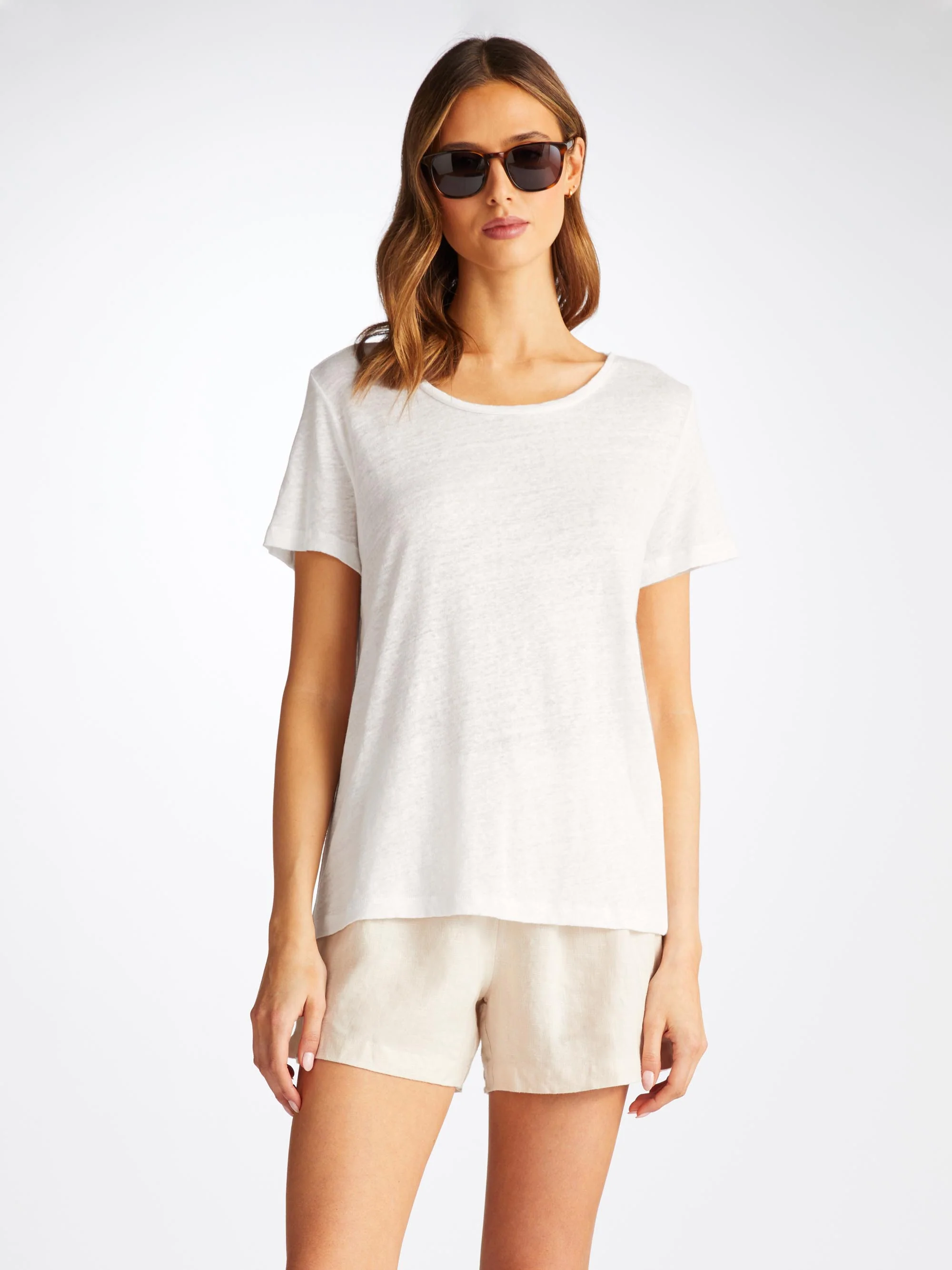 Women's T-Shirt Jordan Linen White - Image 7