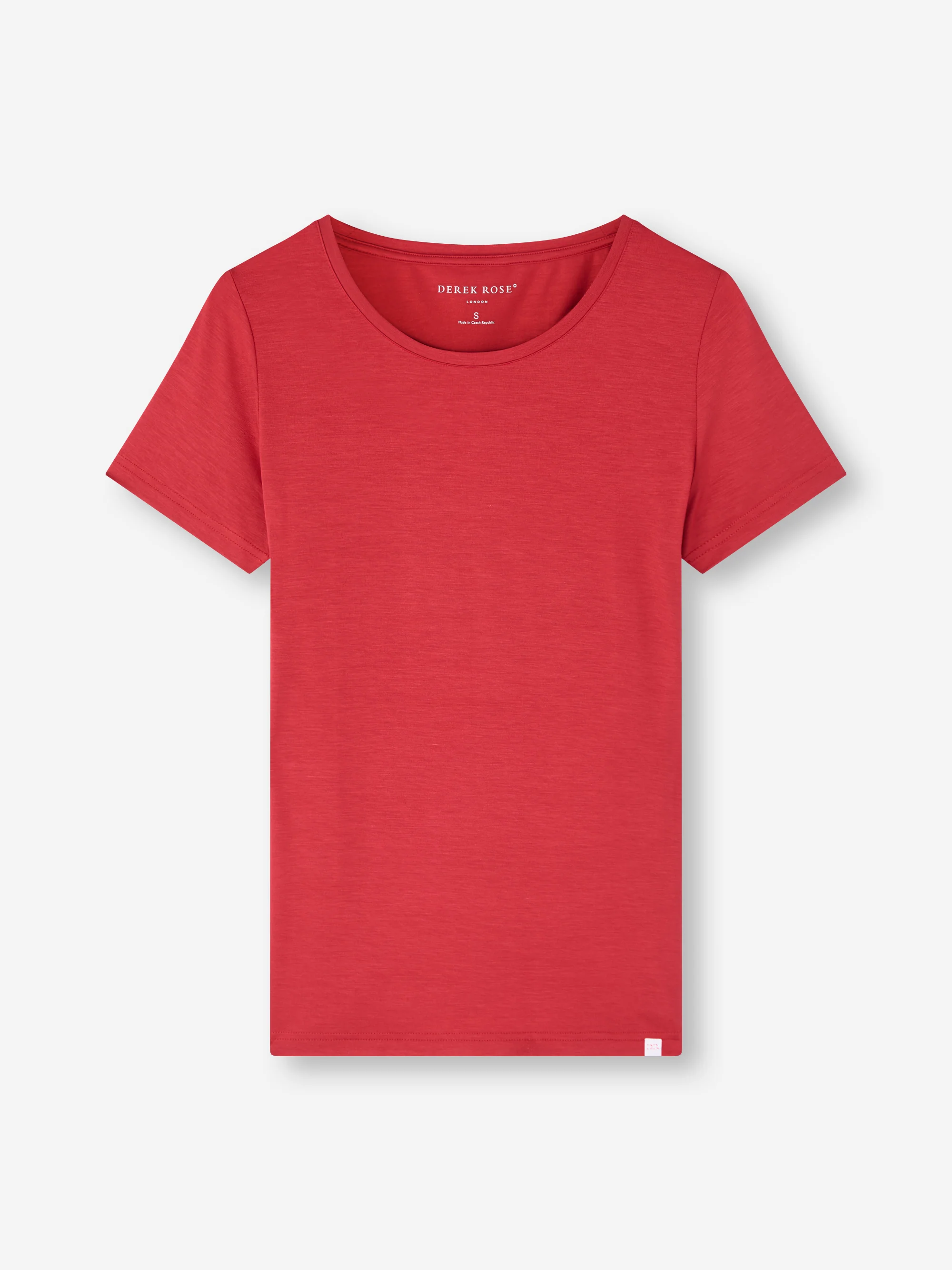 Women's T-Shirt Lara Micro Modal Stretch Cherry Red - Image 5