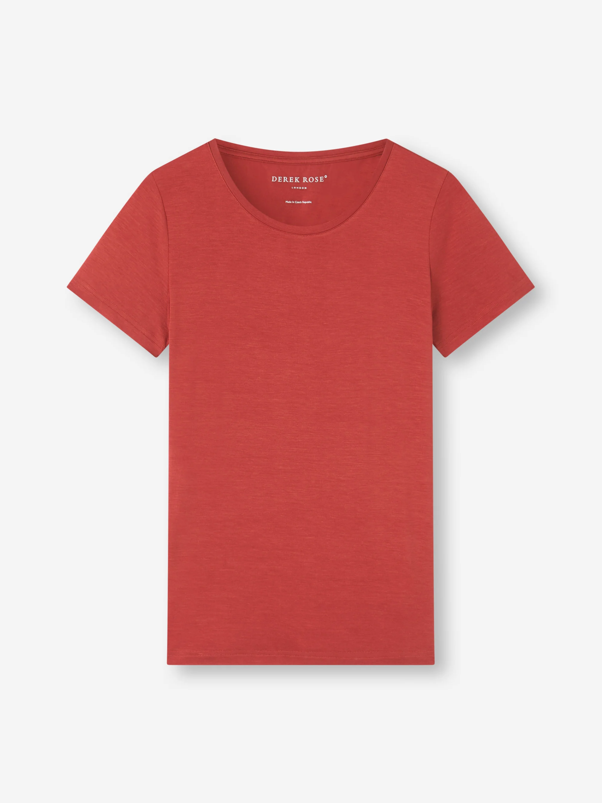 Women's T-Shirt Lara Micro Modal Stretch Rose Red - Image 5