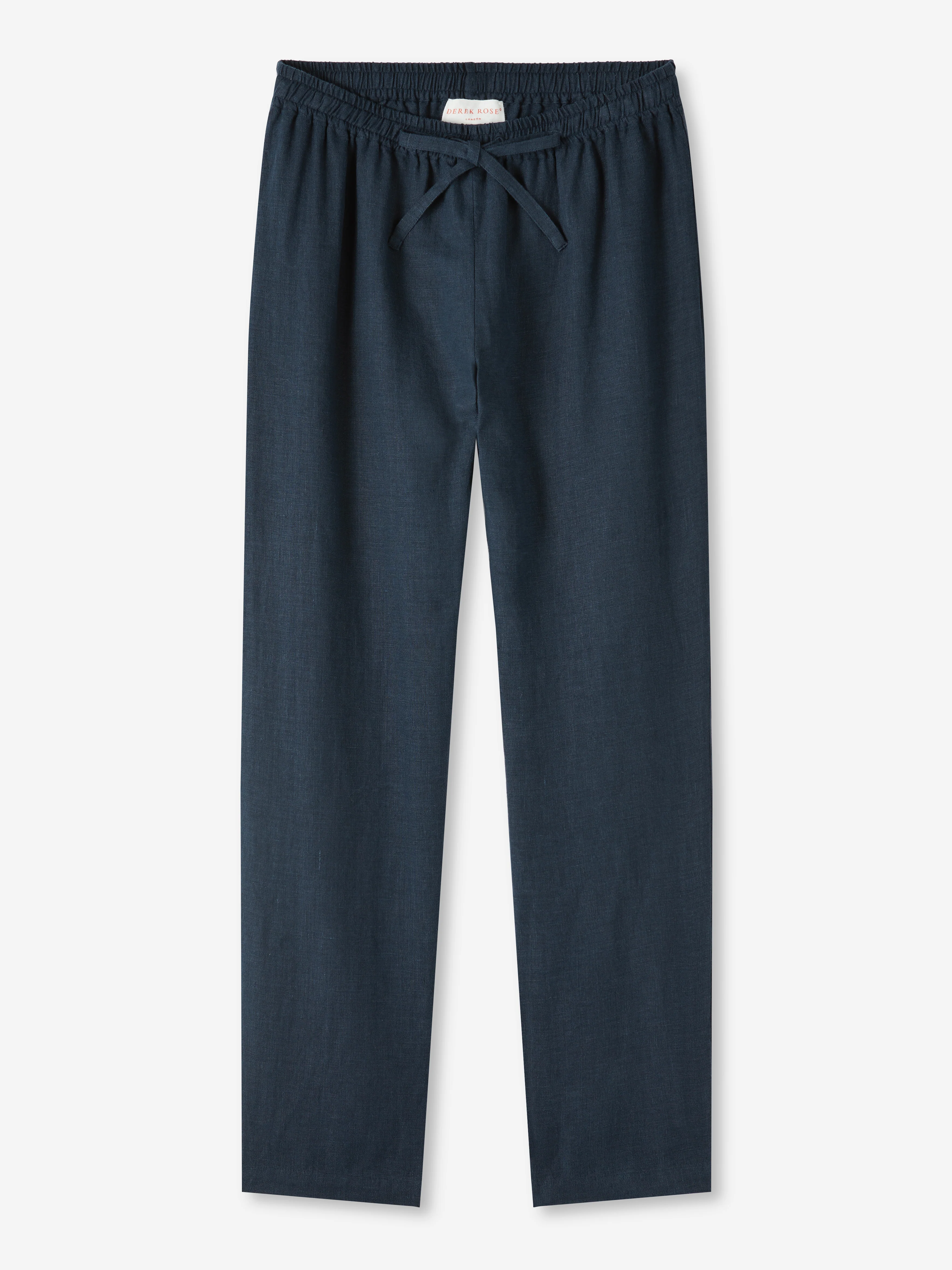 Women's Trousers Vienna Linen Navy - Image 6