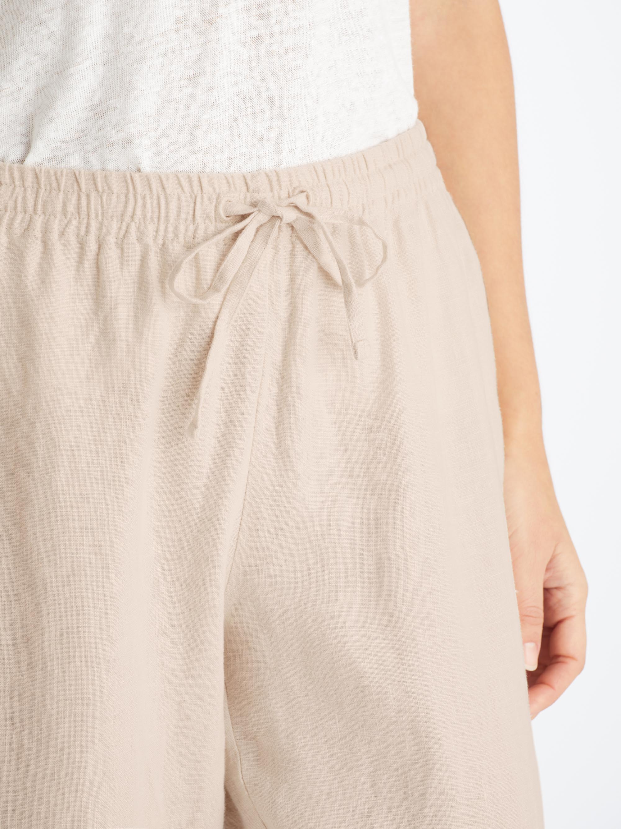Women's Trousers Vienna Linen Sand - Image 5
