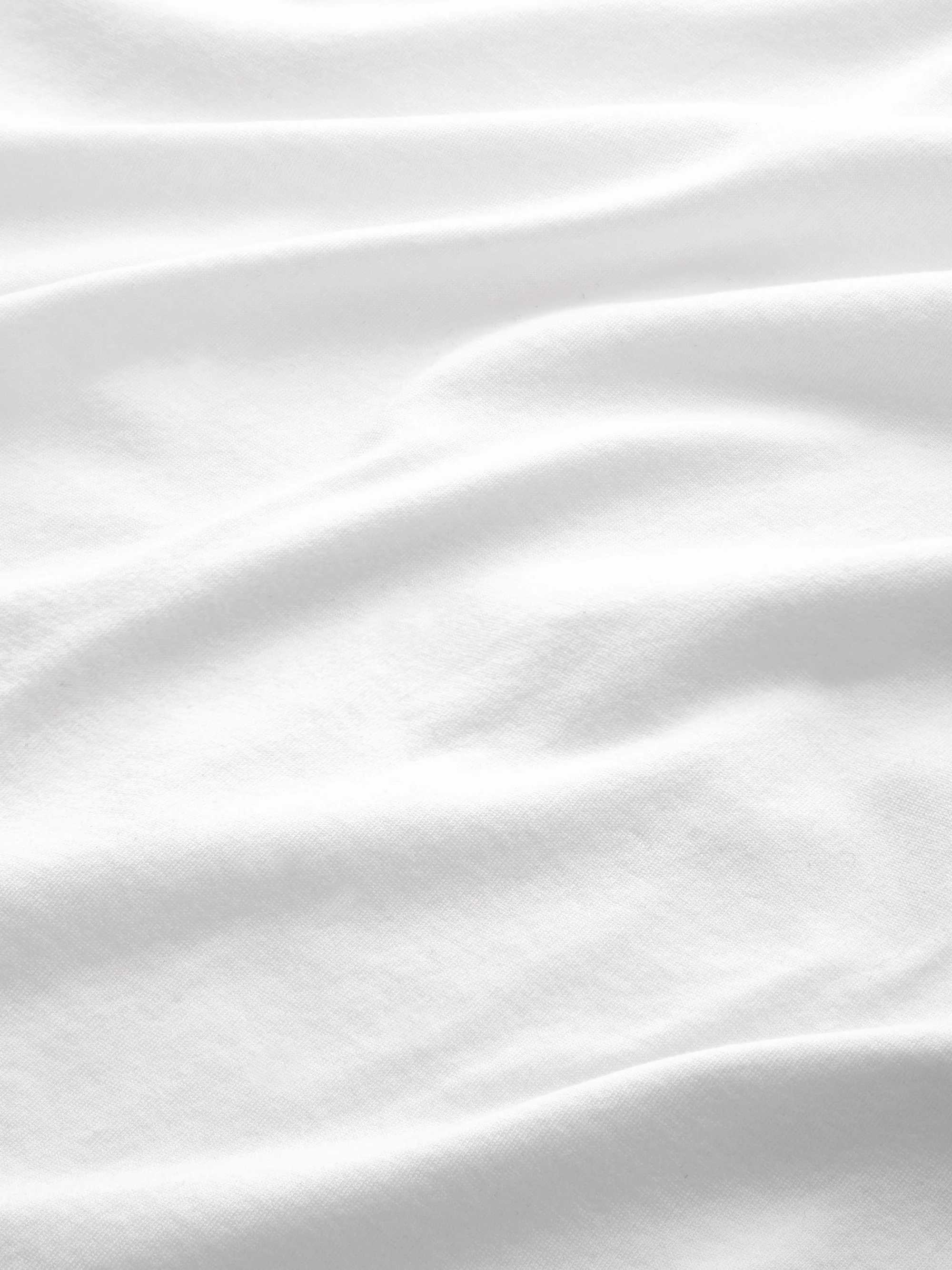 Women's V-Neck T-Shirt Cotton White - Image 6
